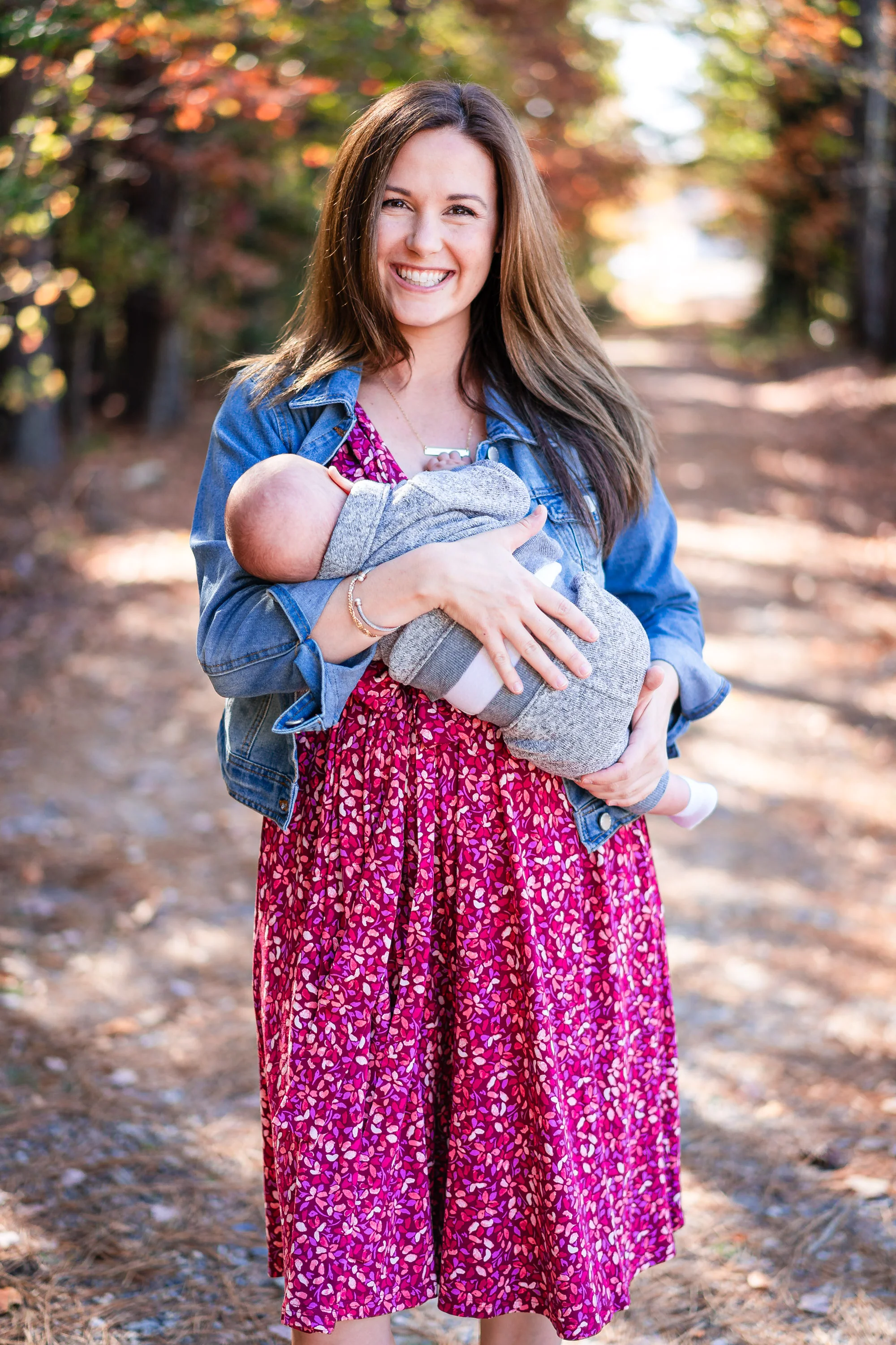 The Momper® Printed Flutter Sleeve Nursing Romper - Image 10