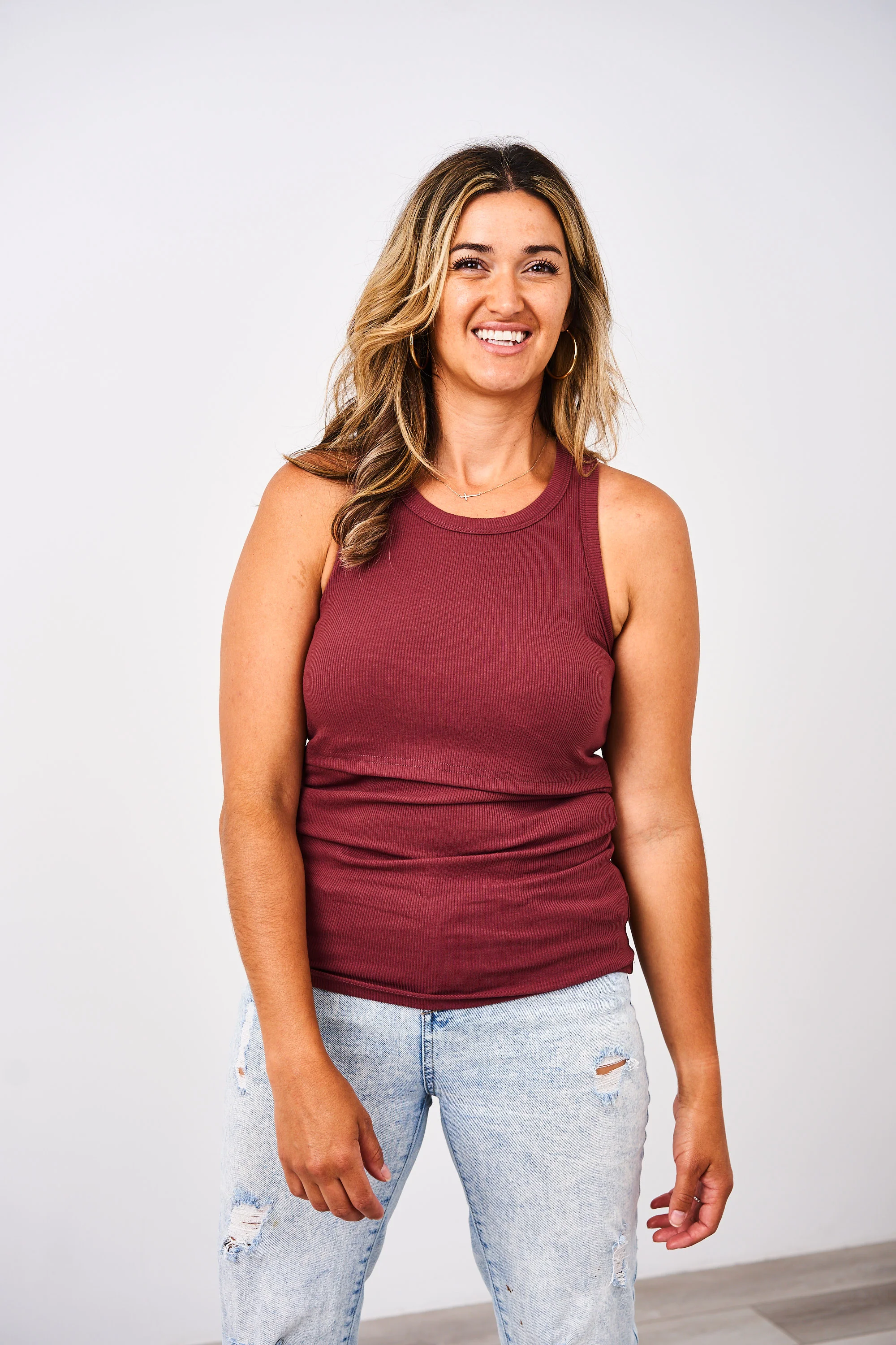 Latched Mama Racerback Ribbed Nursing Tank - Image 8