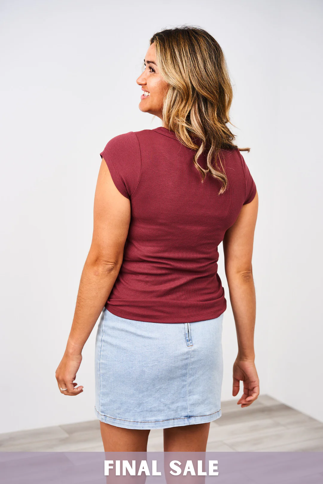 Latched Mama Ribbed Cap Sleeve Nursing Tee - Final Sale - Image 10