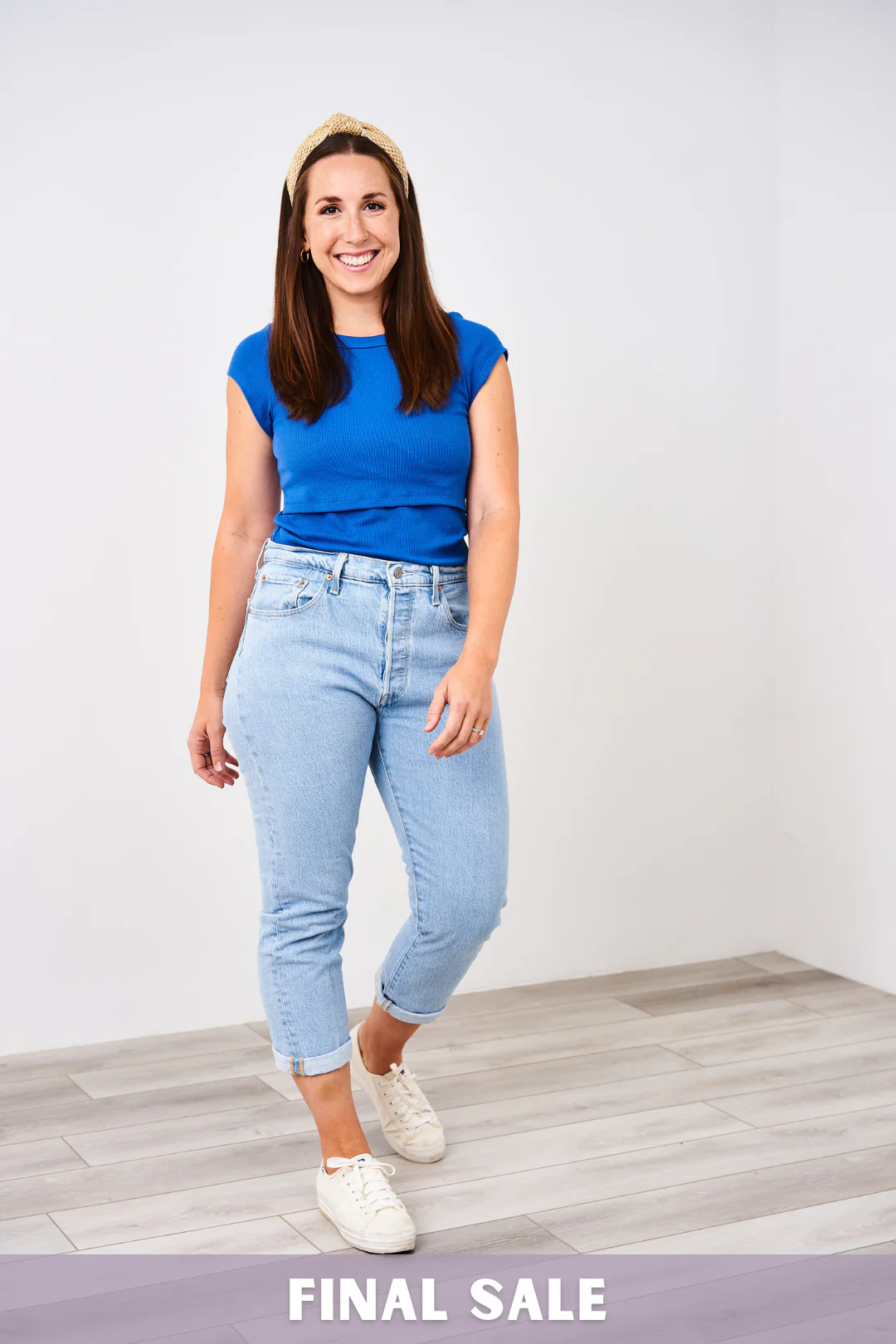 Latched Mama Ribbed Cap Sleeve Nursing Tee - Final Sale - Image 11