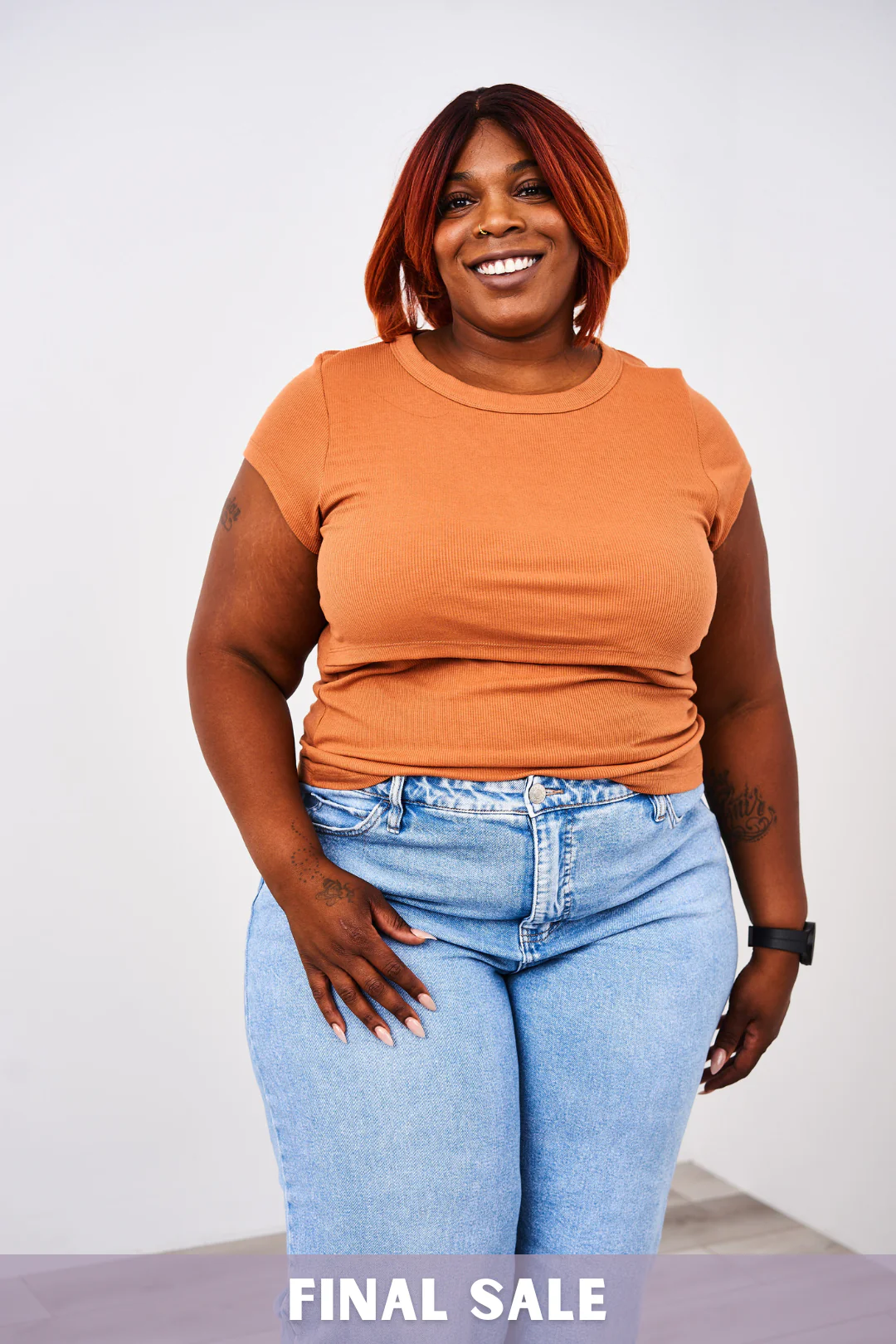 Latched Mama Ribbed Cap Sleeve Nursing Tee - Final Sale - Image 5