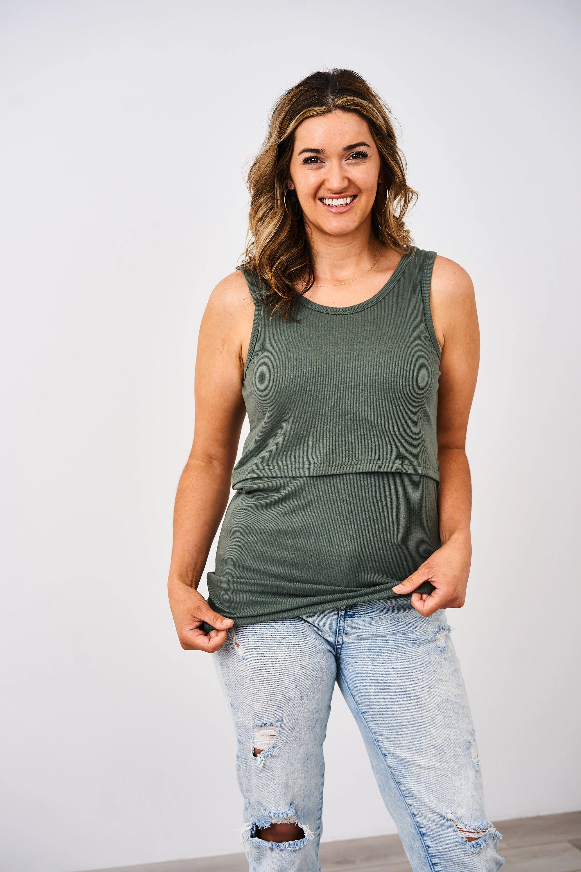 Latched Mama Ribbed Nursing Tank - Image 22