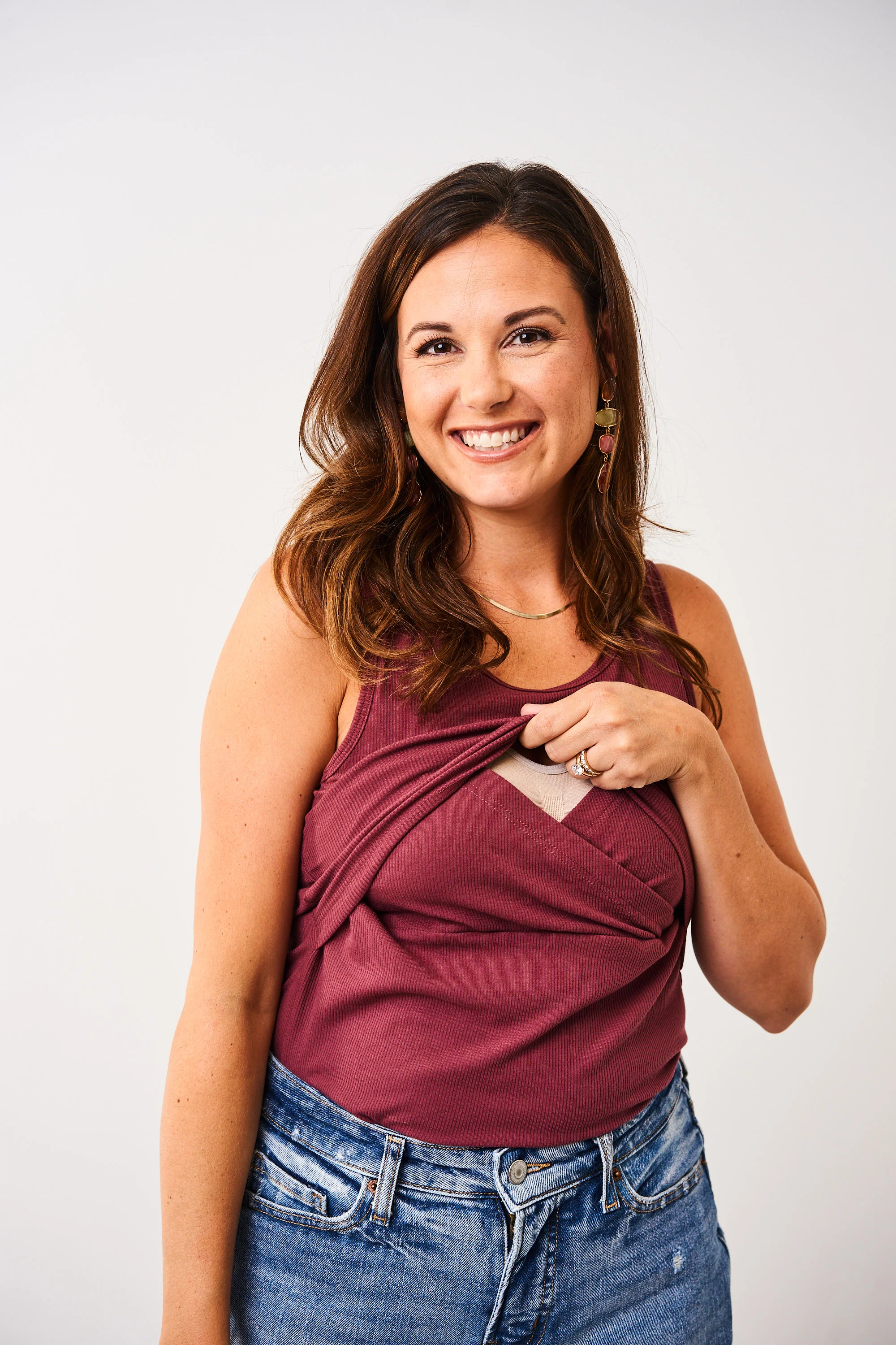 Latched Mama Ribbed Nursing Tank - Image 3