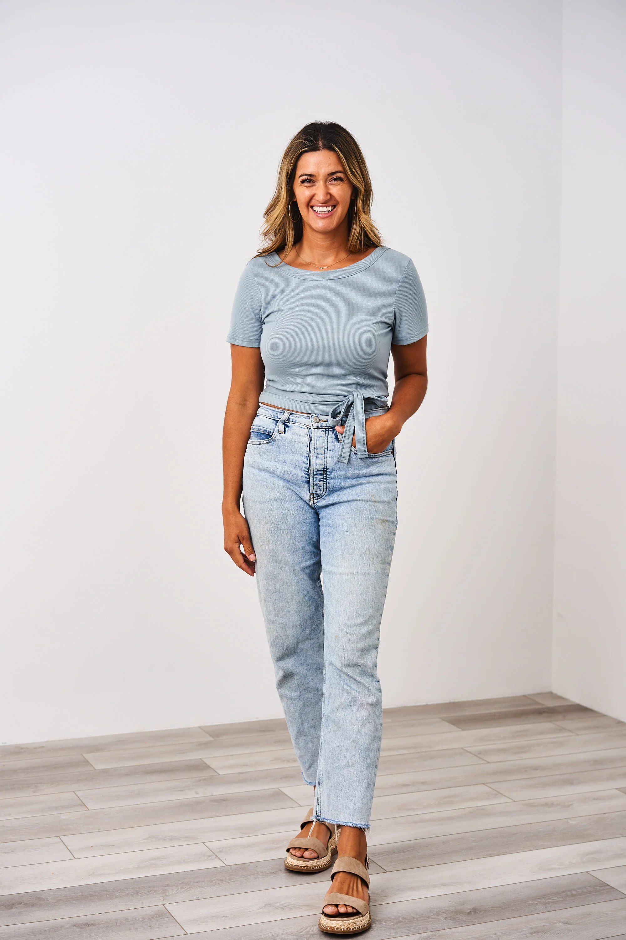 Latched Mama Ribbed Short Sleeve Nursing Wrap Top - Final Sale - Image 10