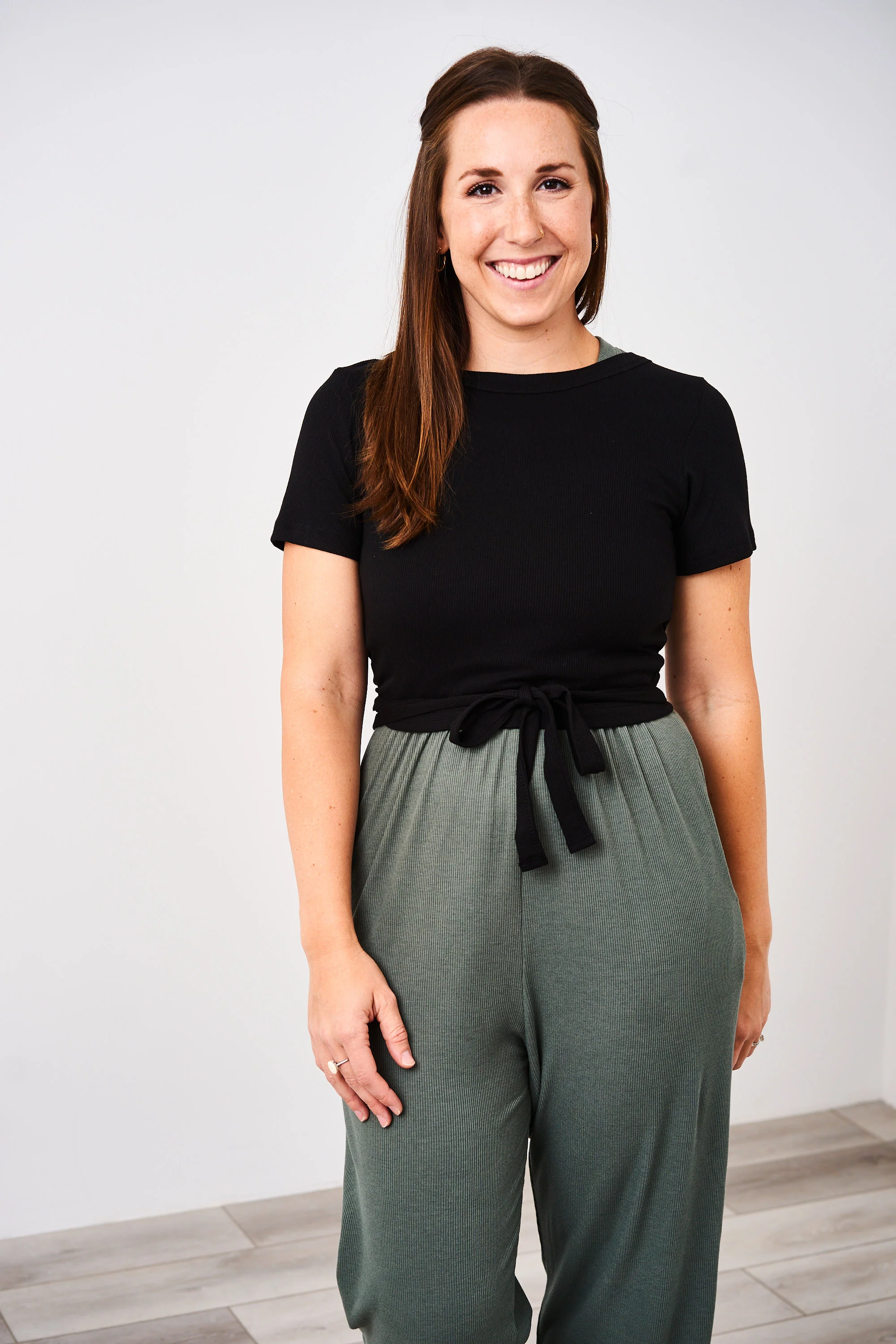 Latched Mama Ribbed Short Sleeve Nursing Wrap Top - Final Sale - Image 24