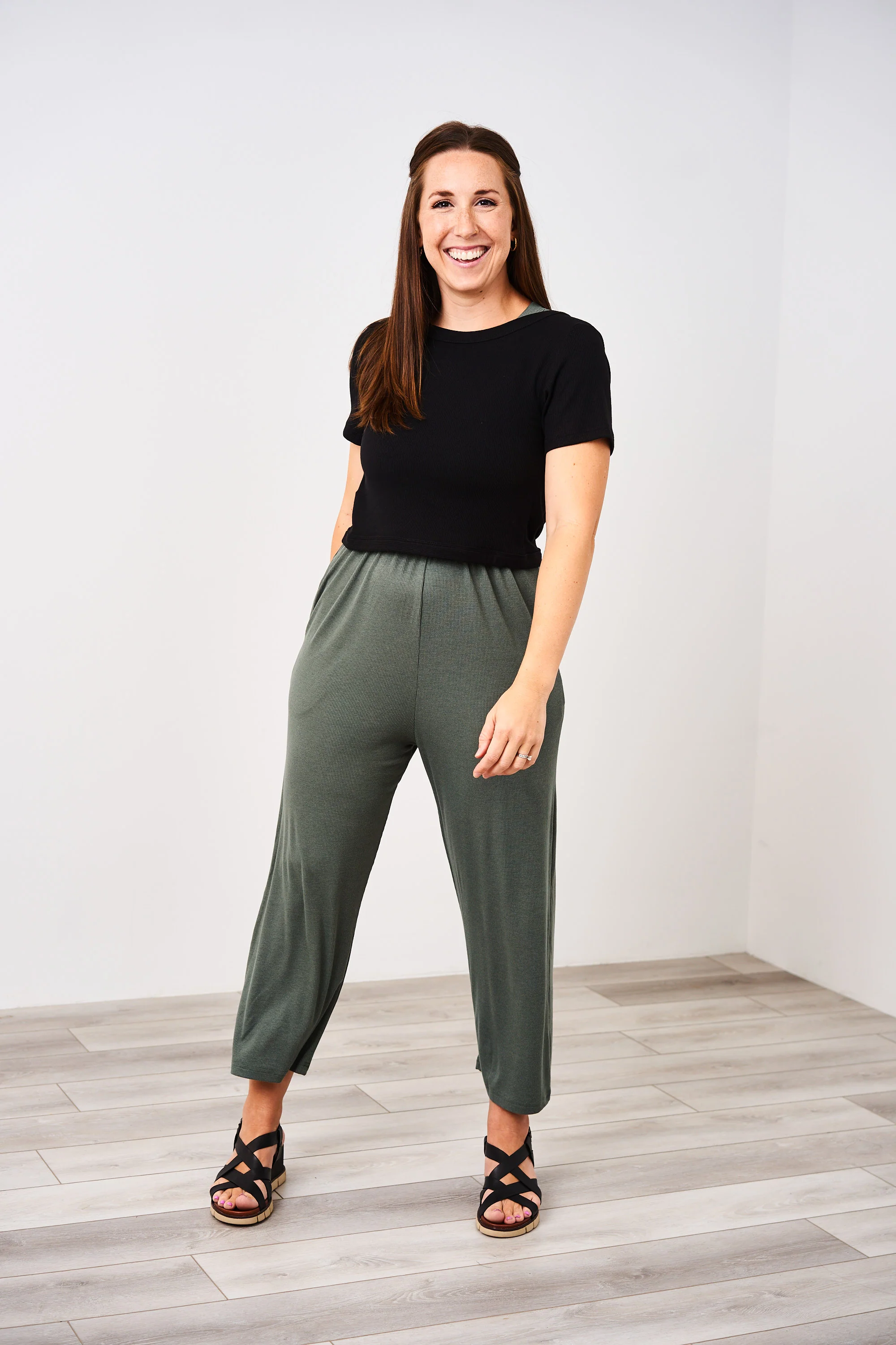 Latched Mama Ribbed Short Sleeve Nursing Wrap Top - Final Sale - Image 25