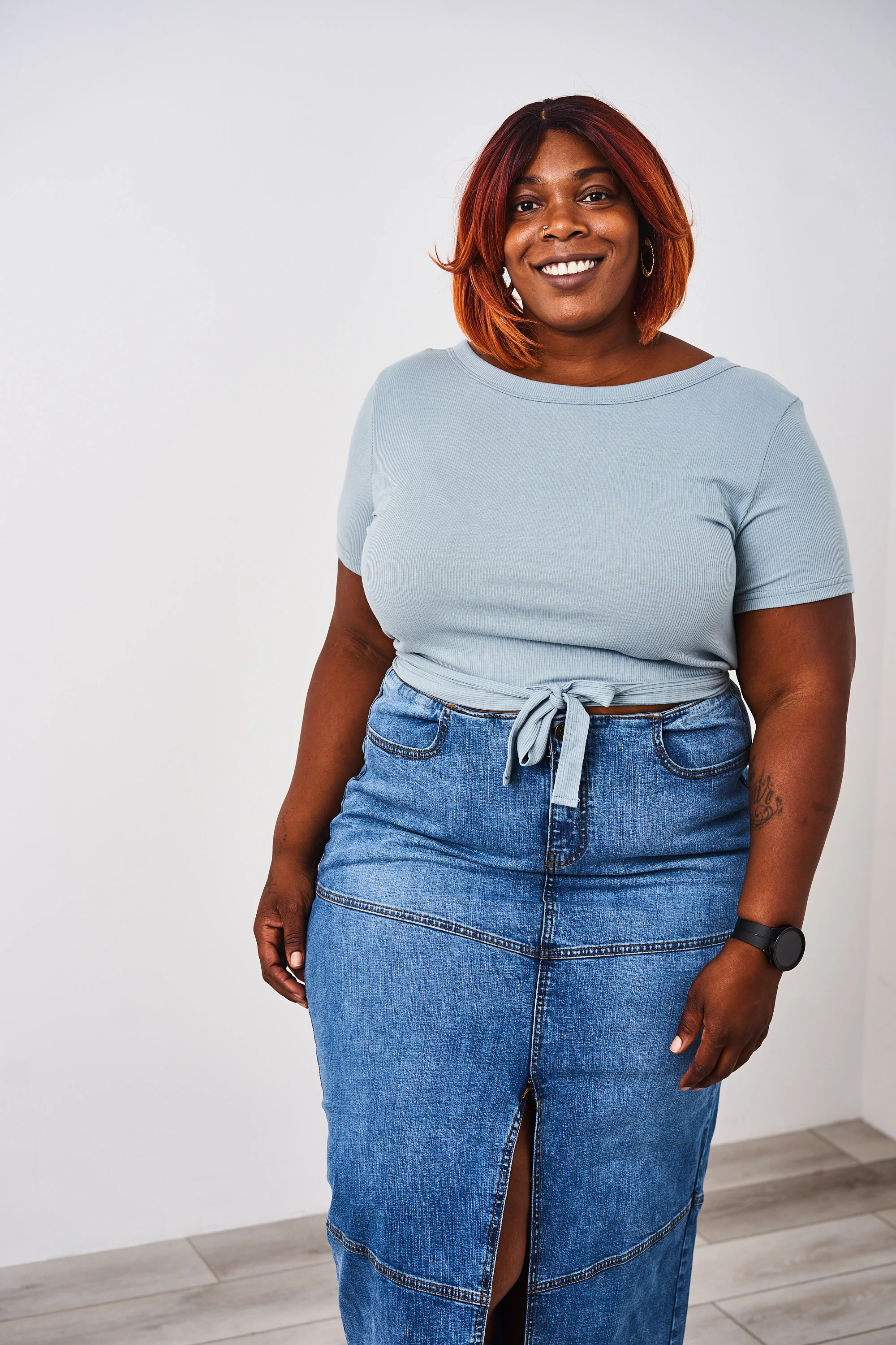 Latched Mama Ribbed Short Sleeve Nursing Wrap Top - Final Sale - Image 34