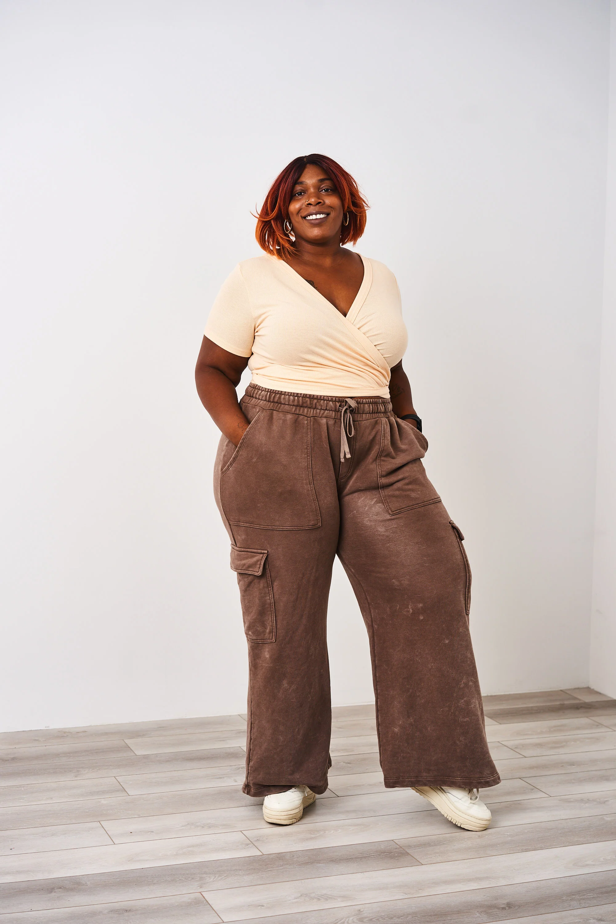 Latched Mama Ribbed Short Sleeve Nursing Wrap Top - Final Sale - Image 7