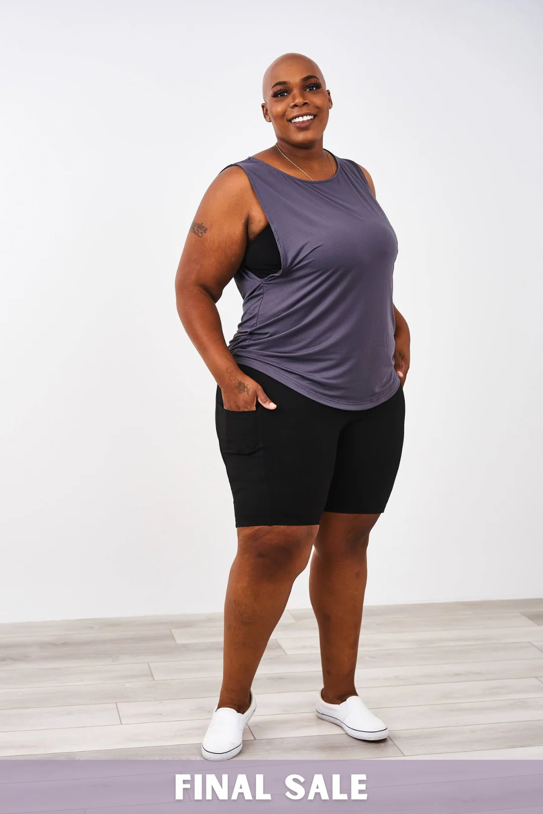 Latched Mama Side Access Mesh Nursing Tank - Final Sale - Image 3