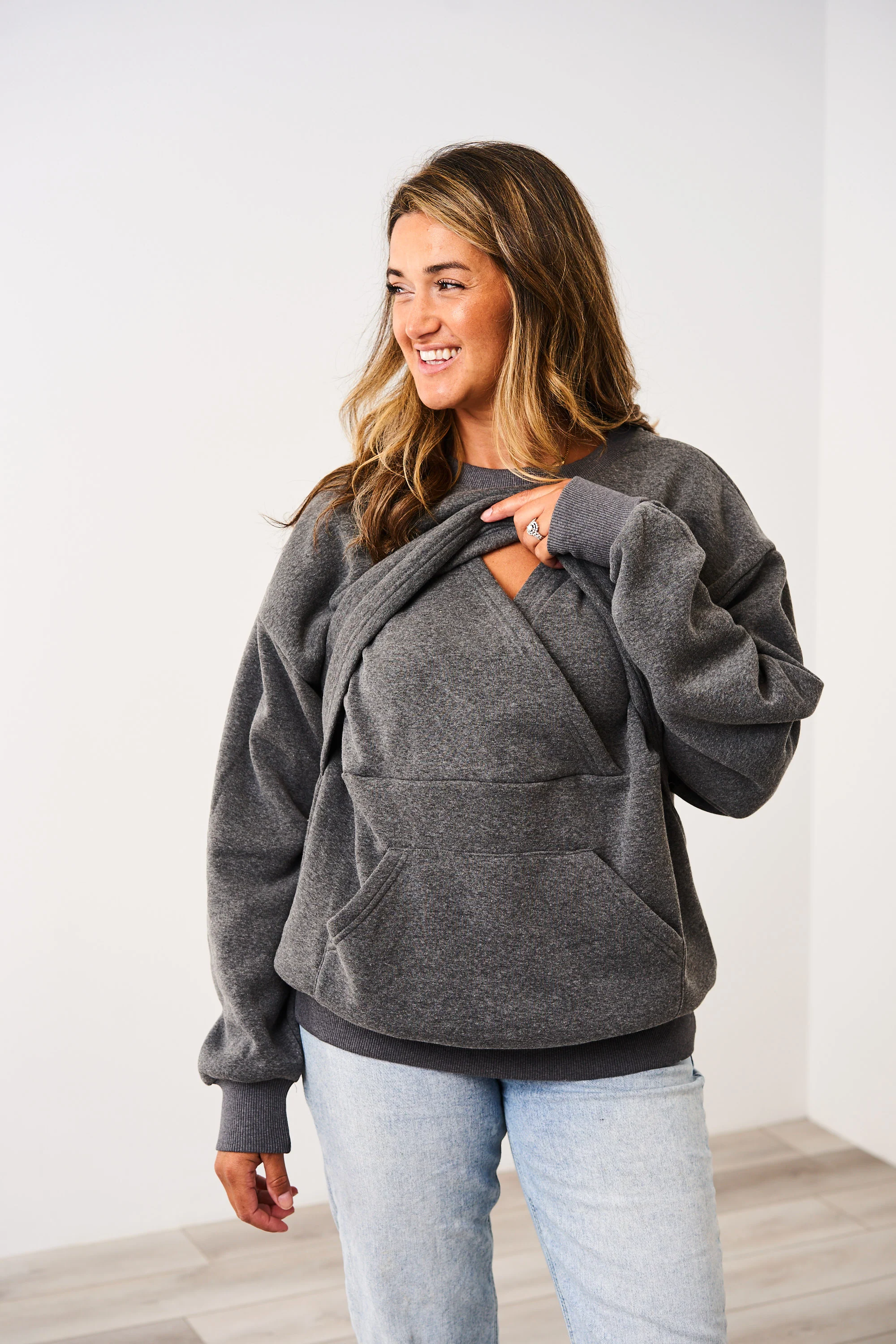 Latched Mama Snuggle-Up Nursing Sweatshirt - Image 5