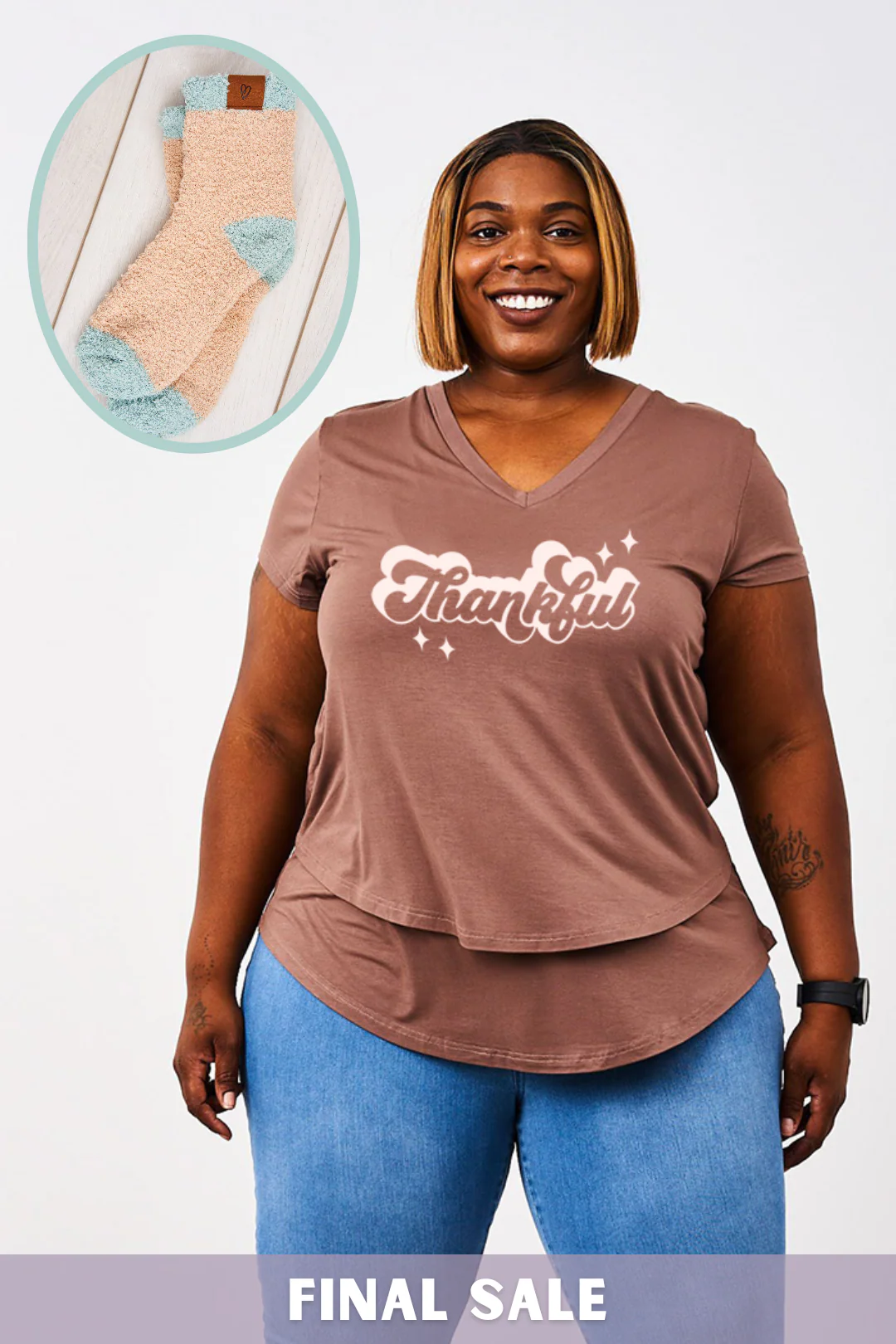 Latched Mama Thankful Nursing Tee Bundle - Final Sale - Image 2