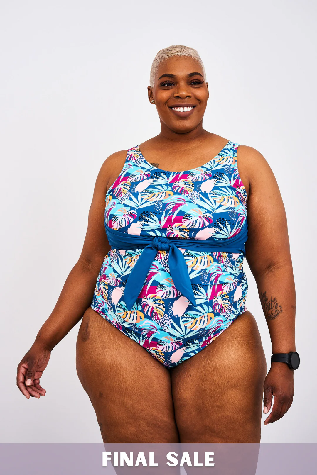 Latched Mama Tie Back Nursing Swim One Piece - Final Sale - Image 5