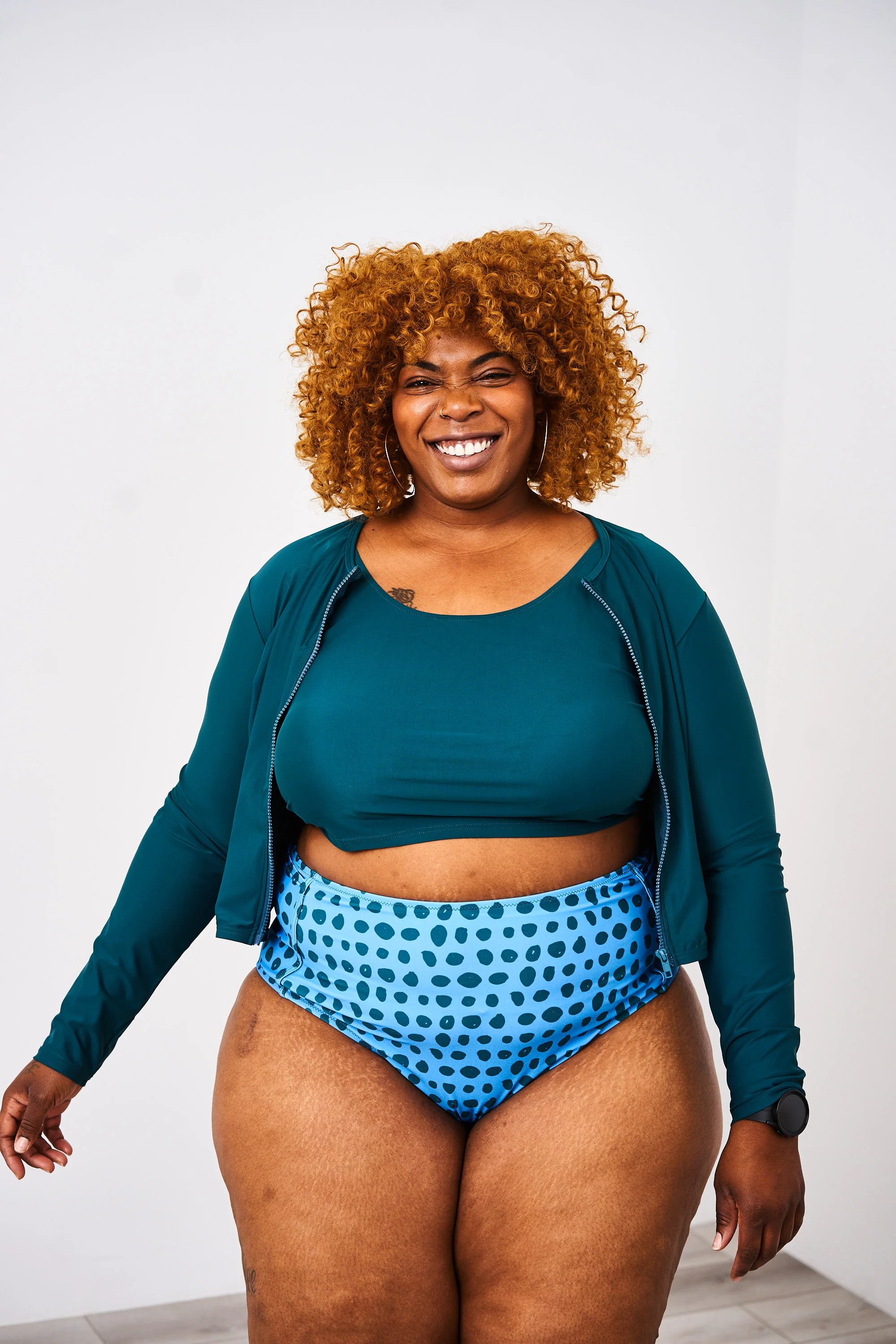 Latched Mama Tie Back Nursing Swim Top - Final Sale - Image 5