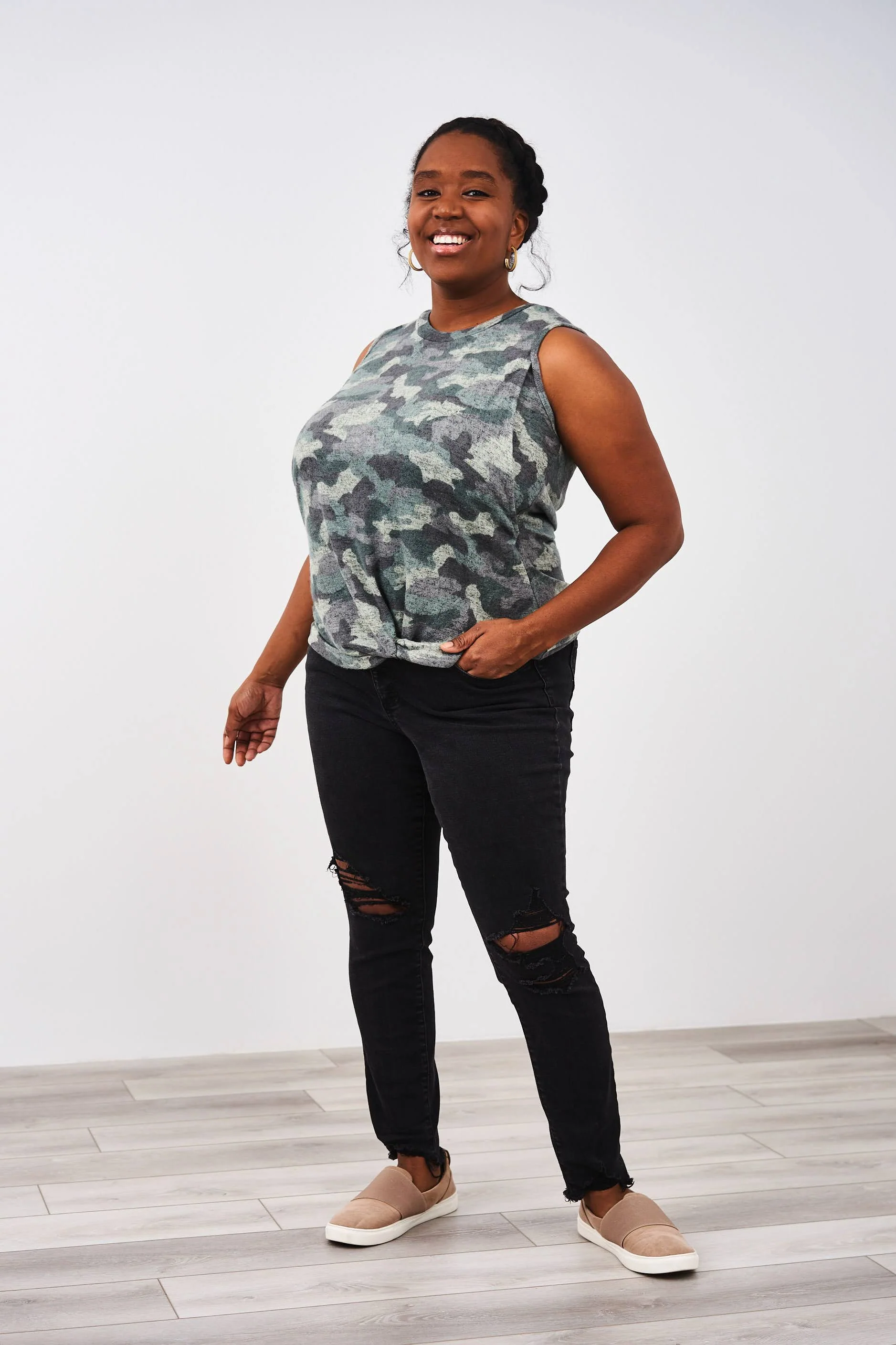 Latched Mama Twist Front Nursing Tank - Last Chance - Image 3