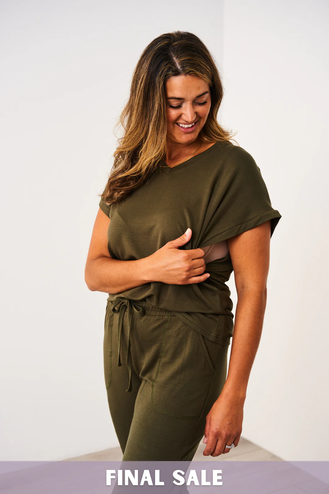 Latched Mama Universal Jogger Nursing Set - Final Sale - Image 2