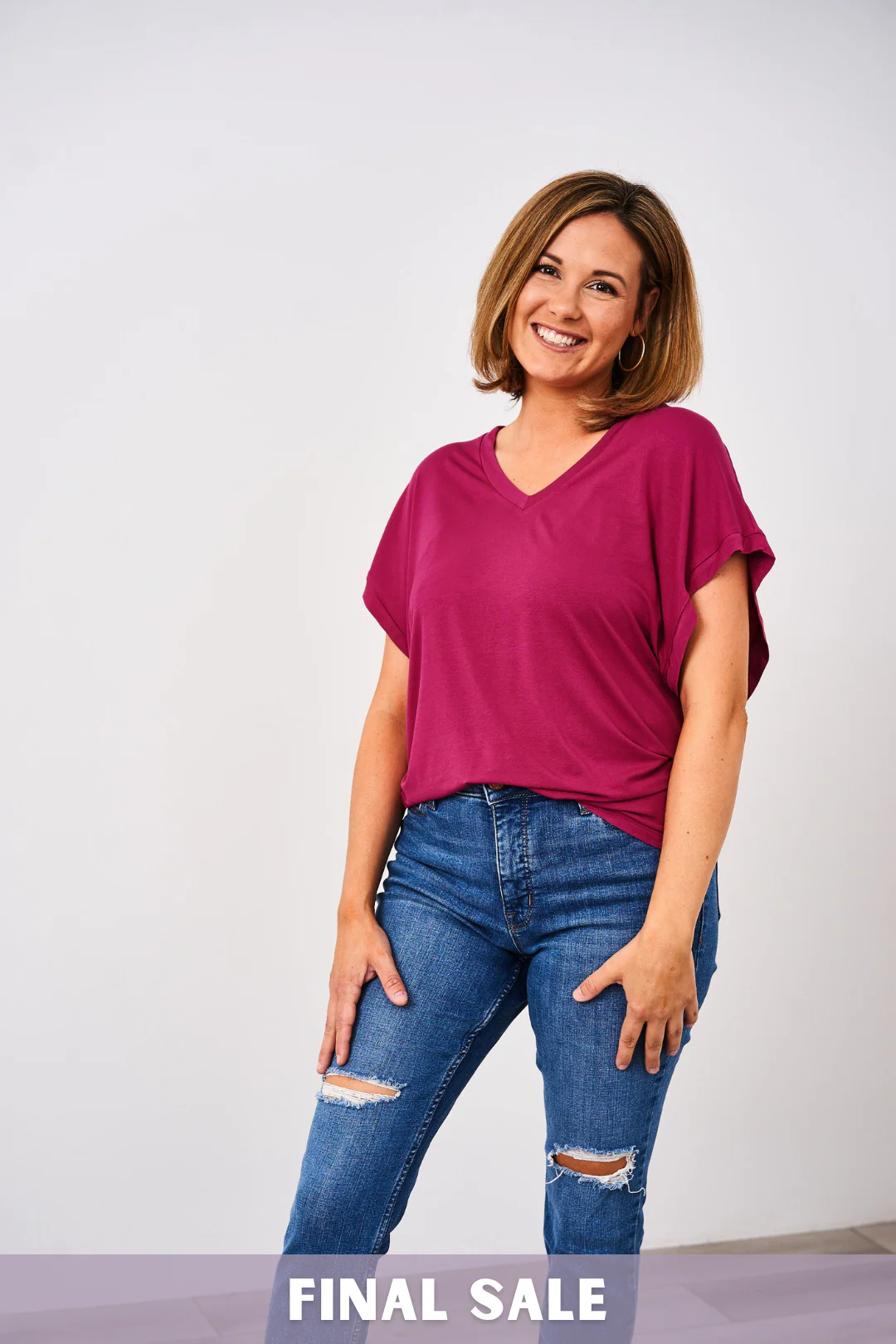Latched Mama V-Neck Daily Nursing Tee - Final Sale - Image 4