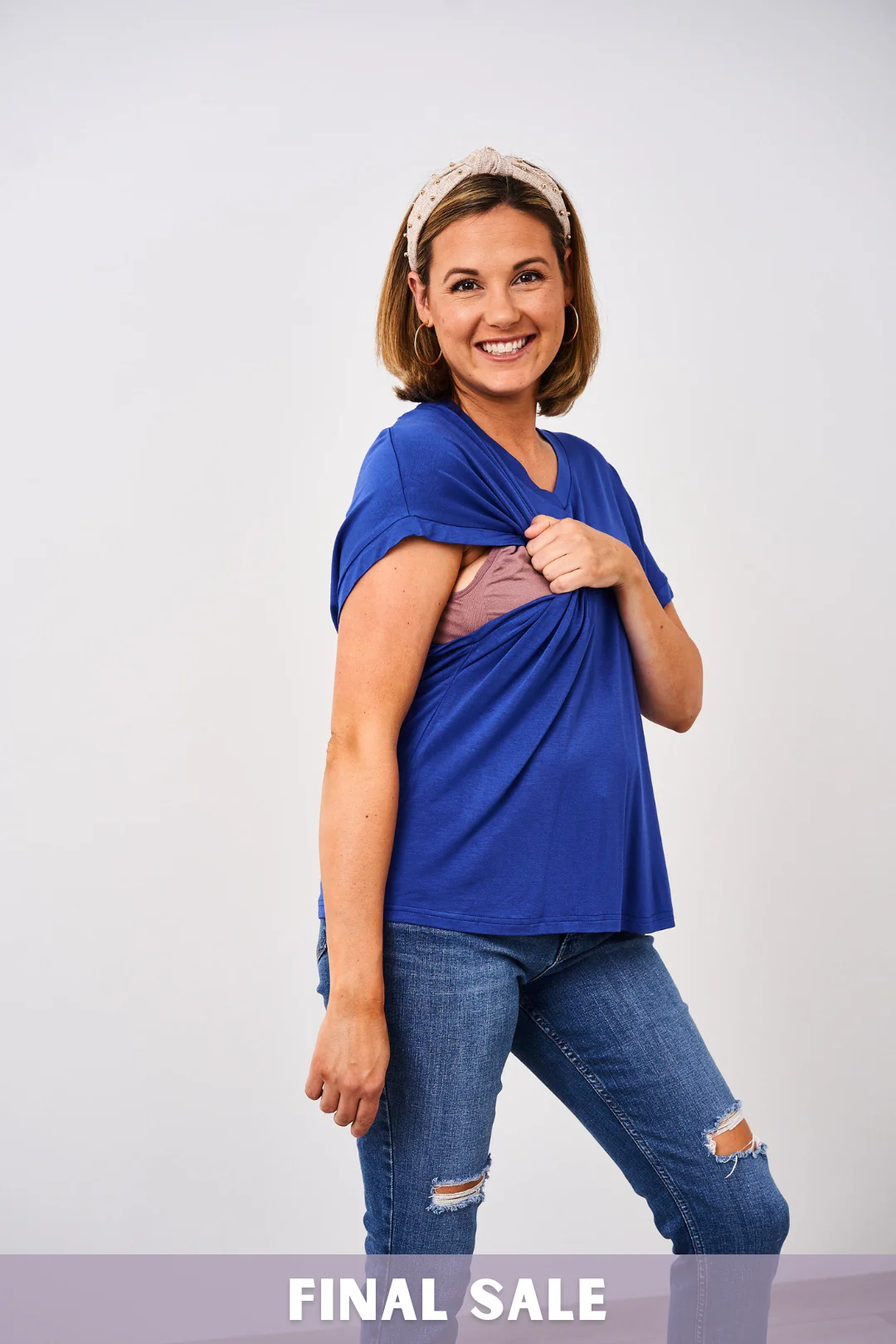 Latched Mama V-Neck Daily Nursing Tee - Final Sale - Image 7