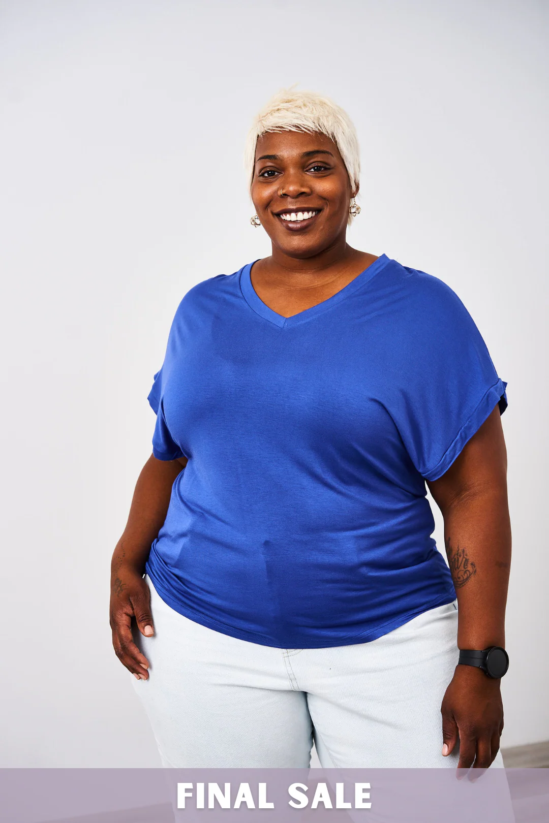 Latched Mama V-Neck Daily Nursing Tee - Final Sale - Image 9