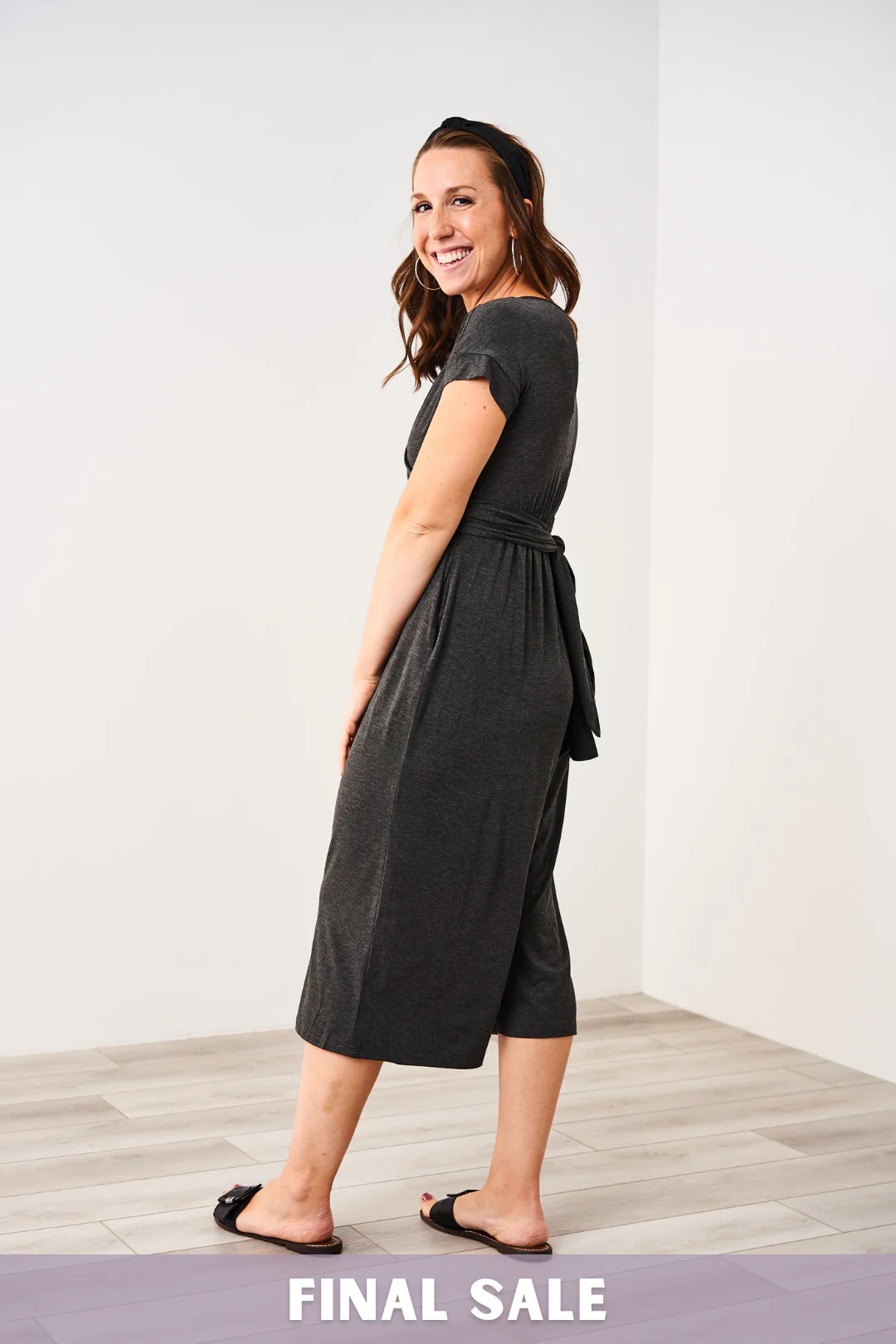 Latched Mama V-Neck Nursing Jumpsuit- Final Sale - Image 4