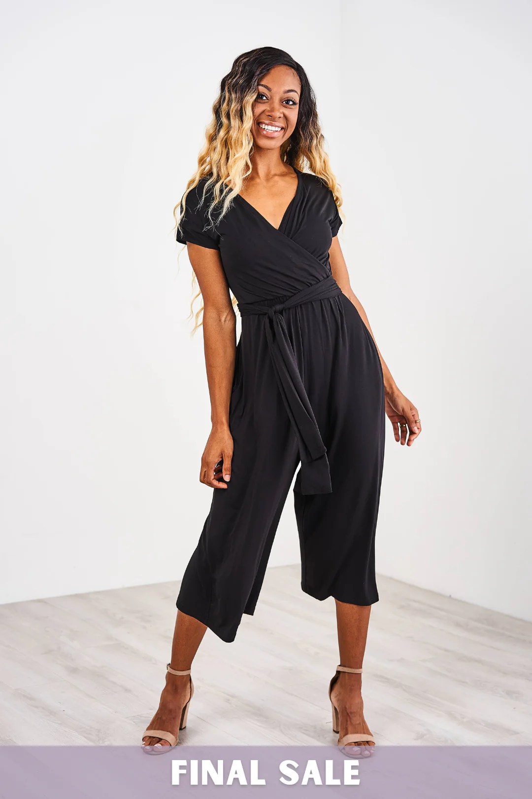 Latched Mama V-Neck Nursing Jumpsuit- Final Sale - Image 5