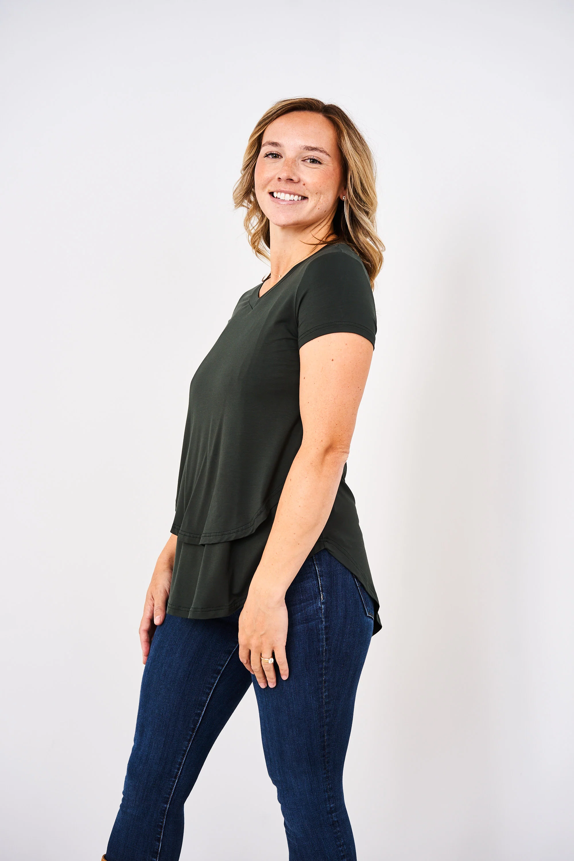 Latched Mama V-Neck Nursing Tee 2.0 - Final Sale - Image 9