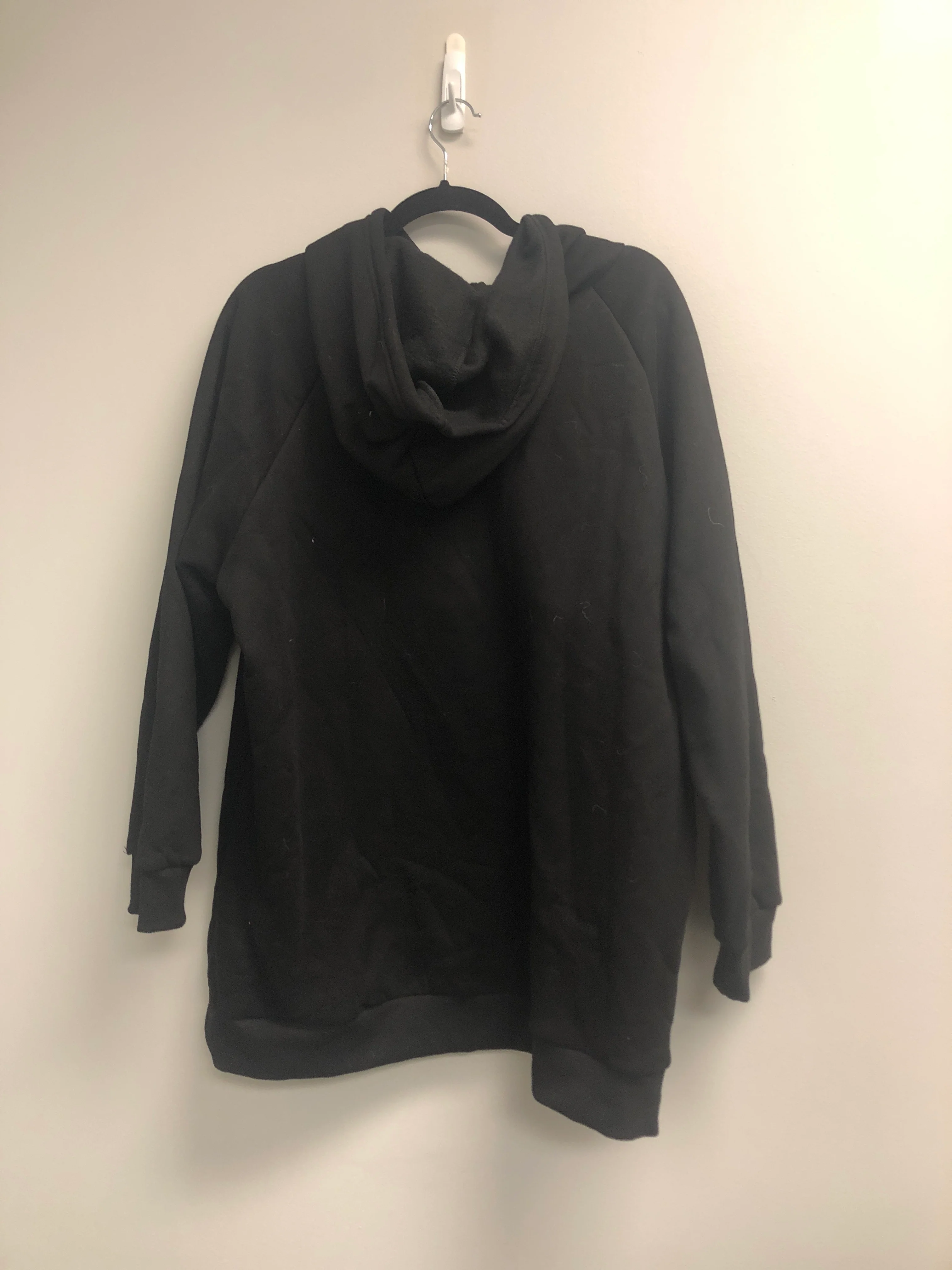 Outlet 6837 - Latched Mama 635 Harbor Nursing Hoodie - Black - 3X - Image 2