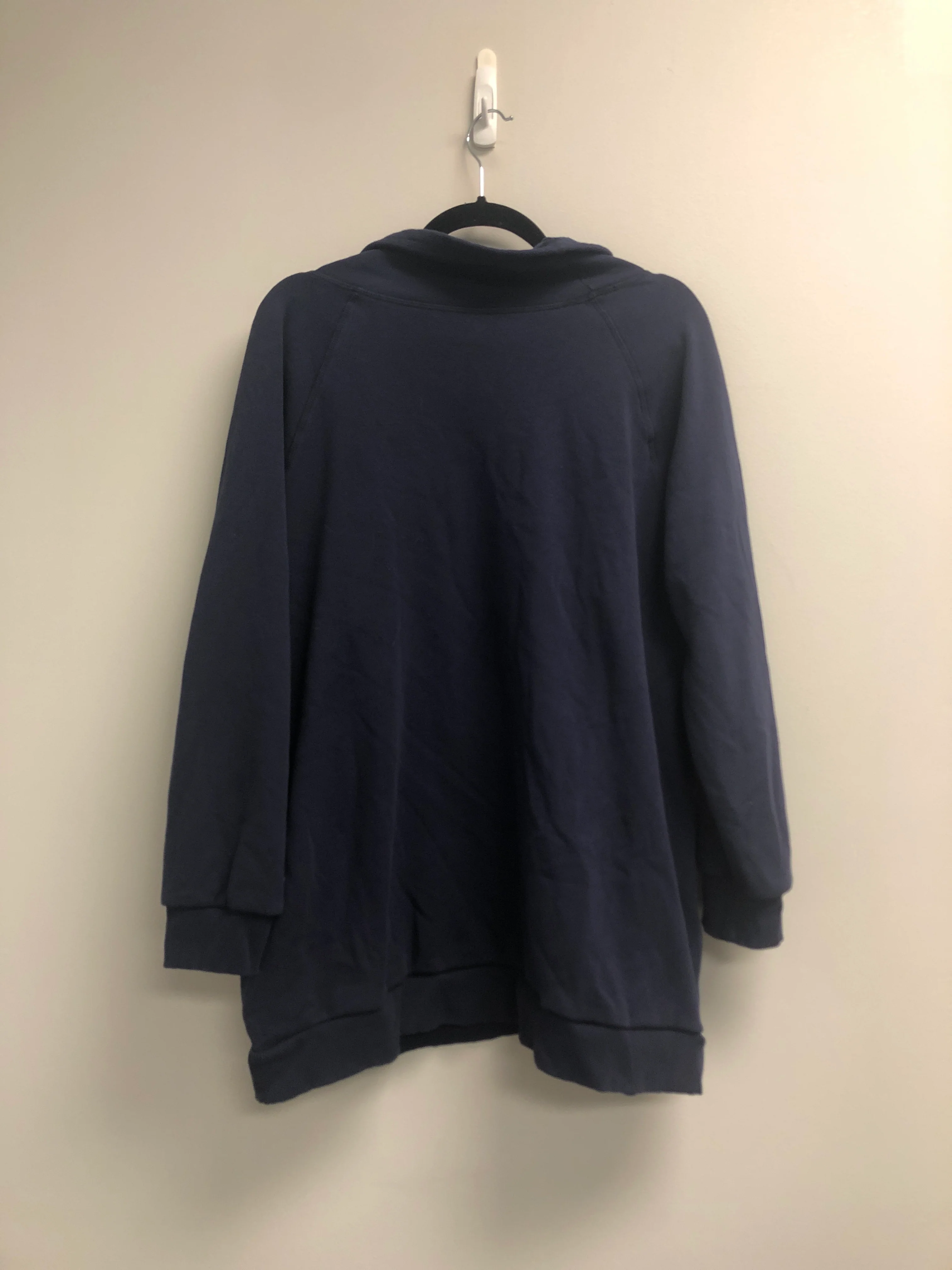 Outlet 6844 - Latched Mama Harbor Snap Nursing Pullover - Navy - 2X - Image 2