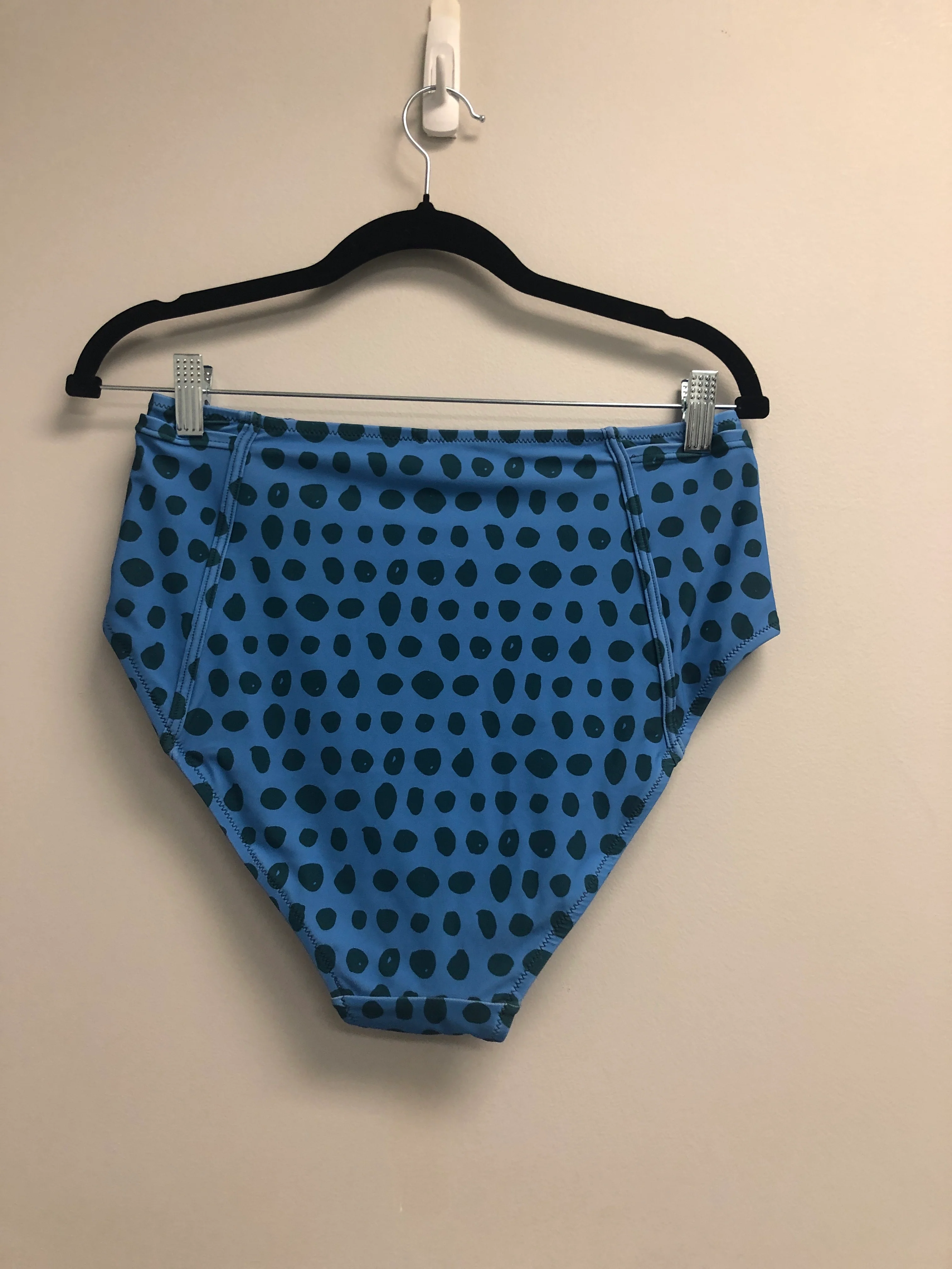 Outlet 6900 - Latched Mama High Waisted Swim Bottoms with Pockets - Teal Surf - Small - Image 2