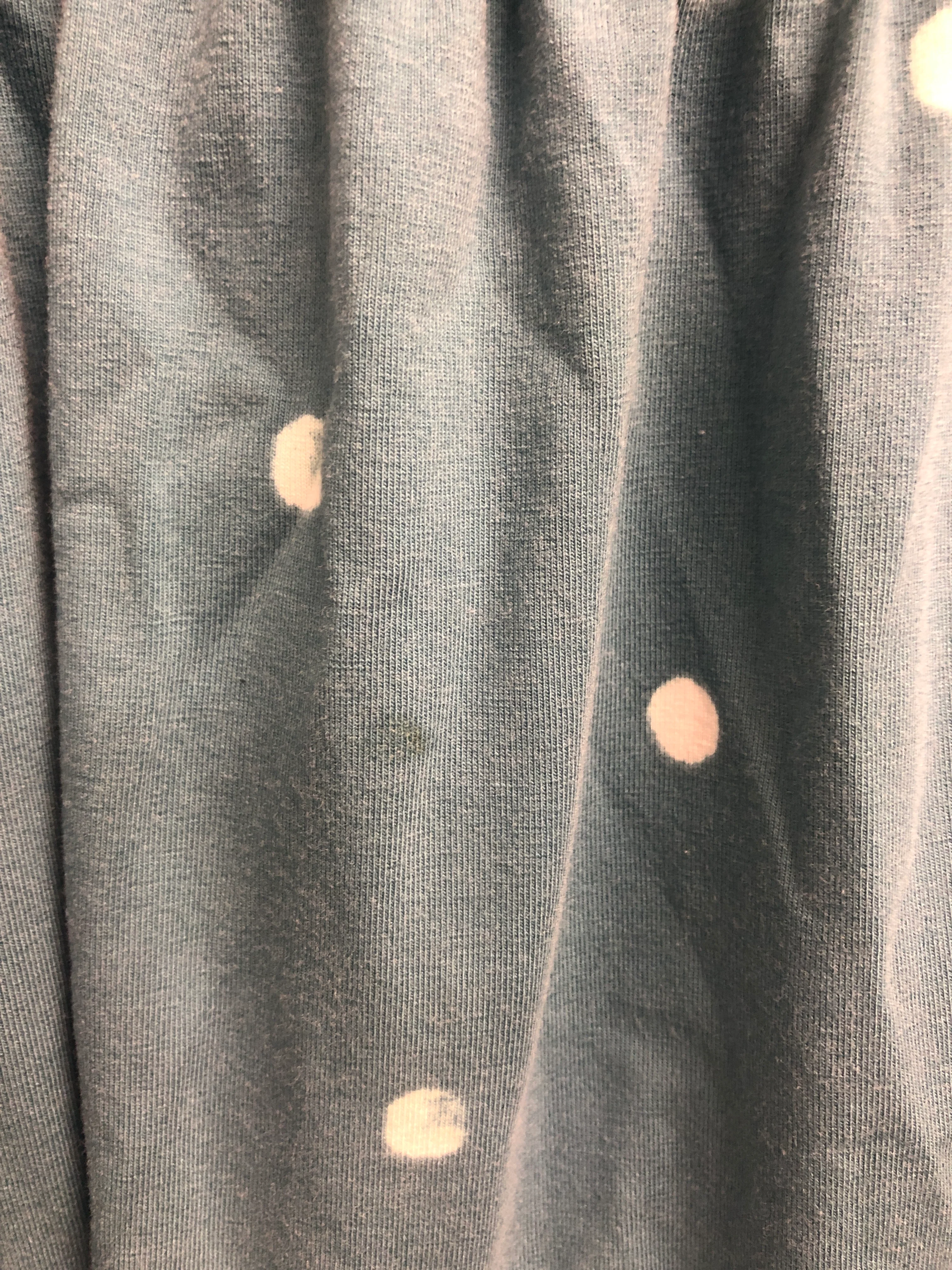 Outlet 6901 - Latched Mama Simple Cotton Nursing Dress - Steel Blue Dots - Small - Image 4