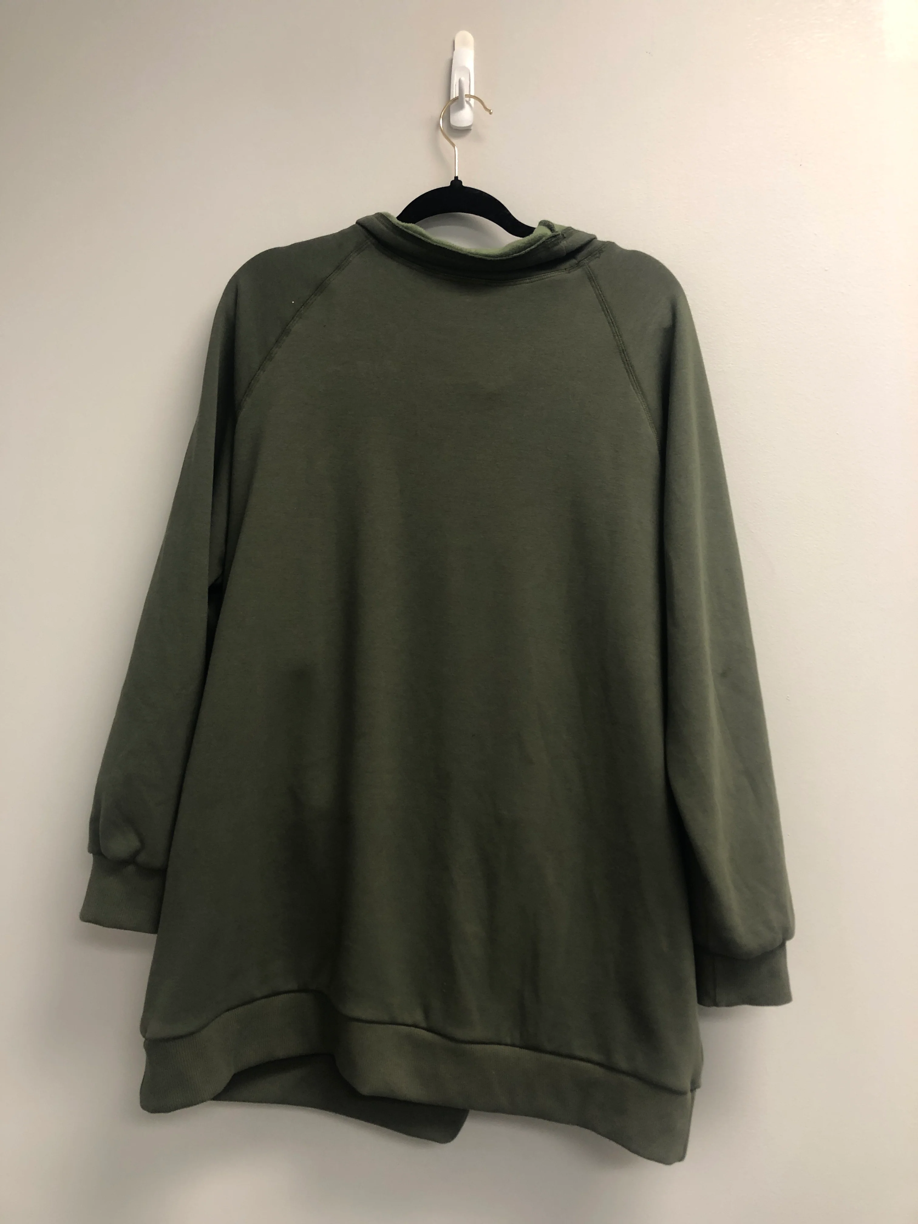 Outlet 6906 - Latched Mama Harbor Snap Nursing Pullover - Green - 2X - Image 2