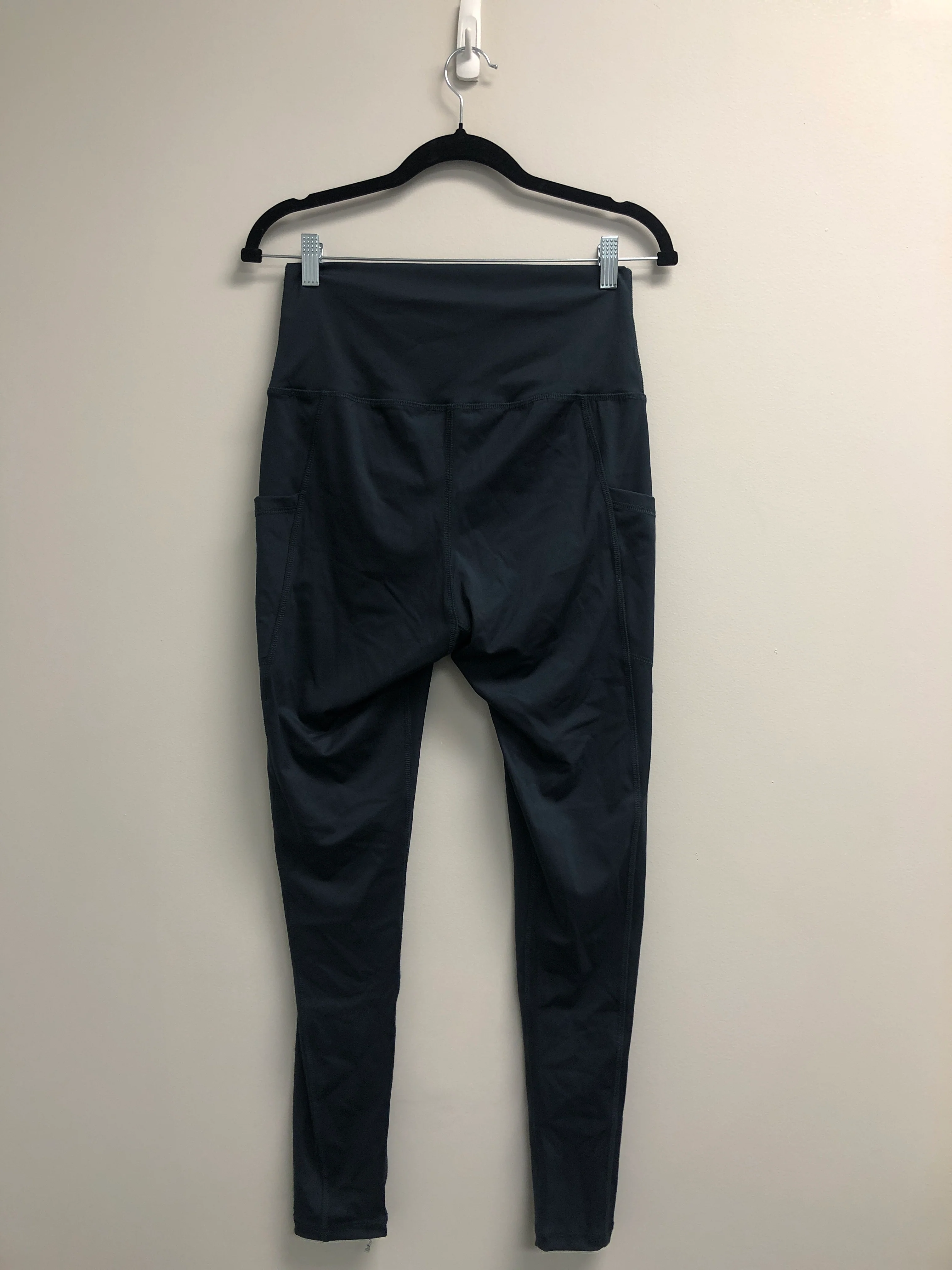 Outlet 6919 - Latched Mama High Waisted Leggings with Side Pocket - Final Sale - Dark Teal - Large - Image 2