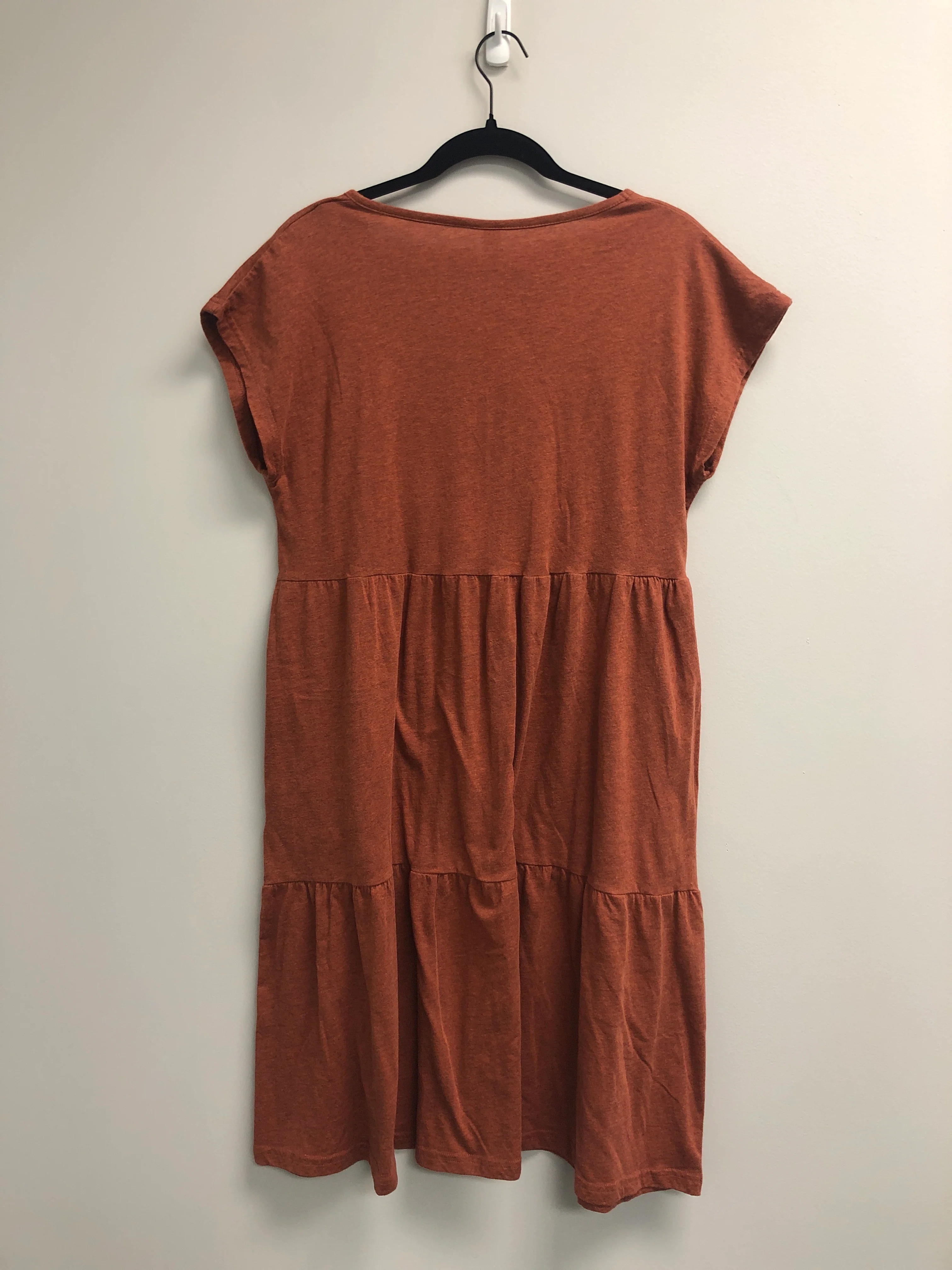Outlet 6923 - Latched Mama Tiered T-Shirt Nursing Dress - Copper - Large - Image 2