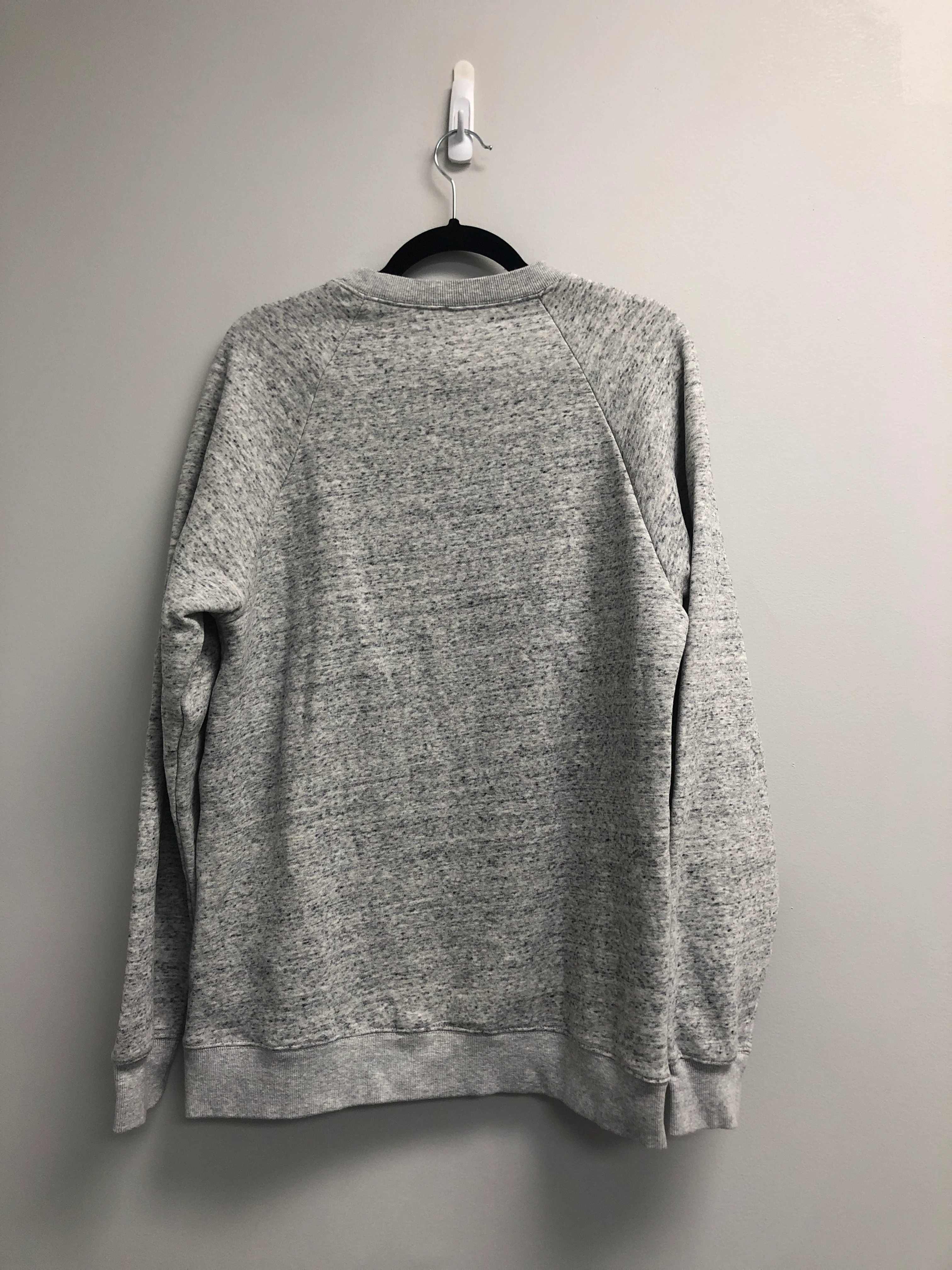 Outlet 6929 - Latched Mama Embroidered Snuggle-Up Nursing Sweatshirt - Speckled Oatmeal - M/L - Image 2