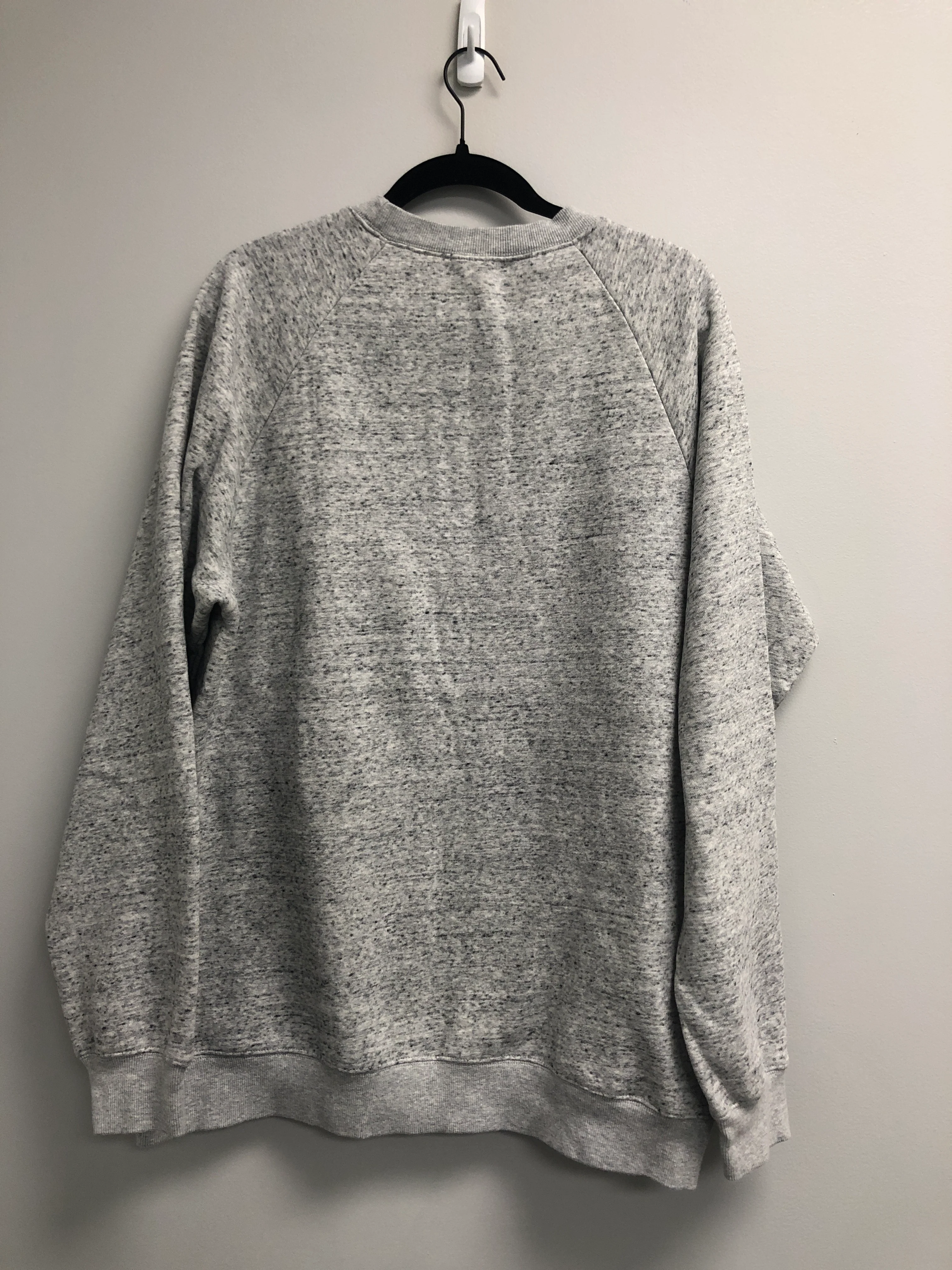 Outlet 6930 - Latched Mama Embroidered Snuggle-Up Nursing Sweatshirt - Speckled Oatmeal - XL/1X - Image 2