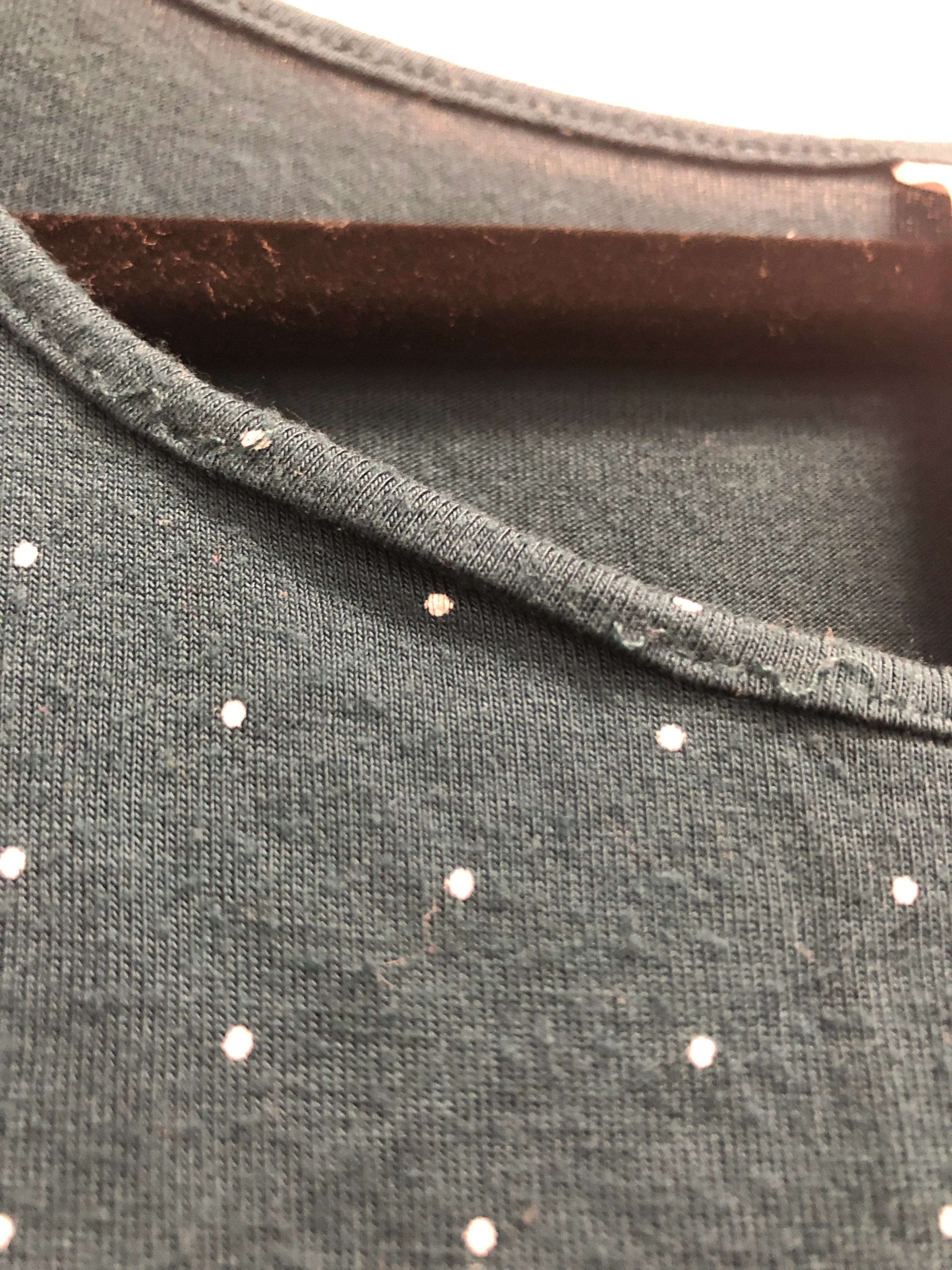 Outlet 6965 - Latched Mama Boardwalk Nursing Romper - Final Sale - Teal Dots - Small - Image 3