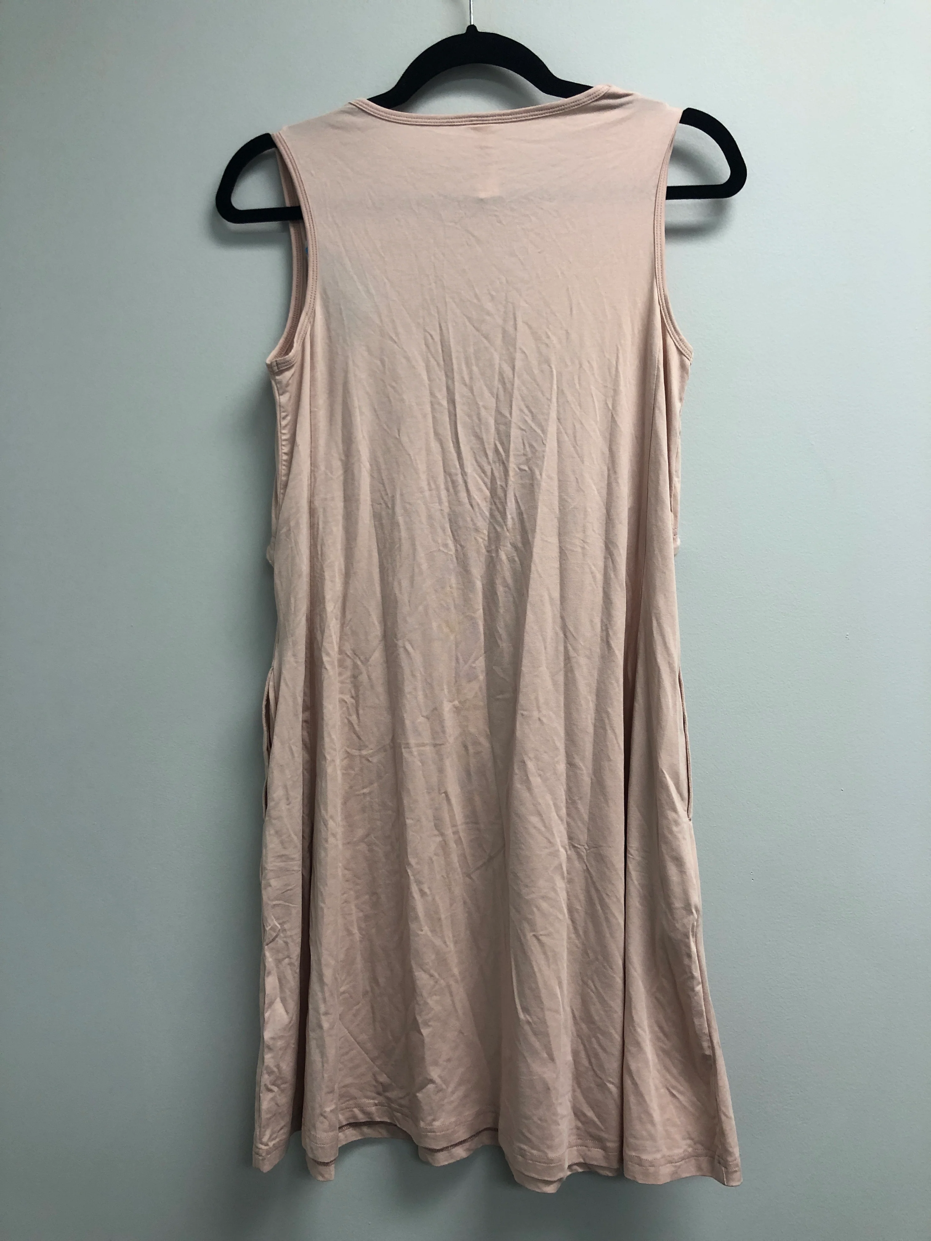 Outlet 6969 - Latched Mama Drawstring Tank Dress 2.0 - Blush - Small - Image 2