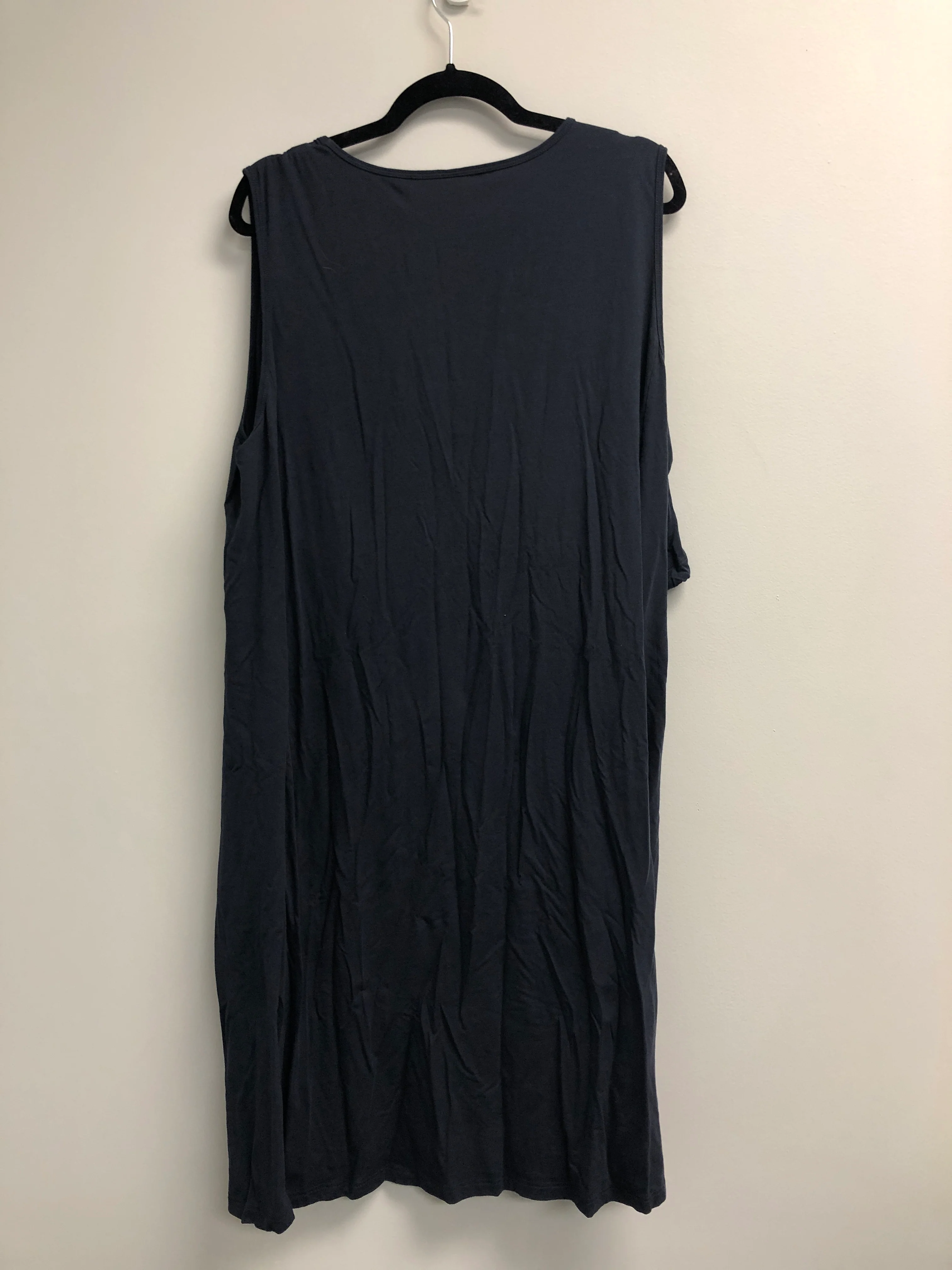 Outlet 7034 - Latched Mama Drawstring Tank Dress 2.0 - Navy - 2X - Image 2