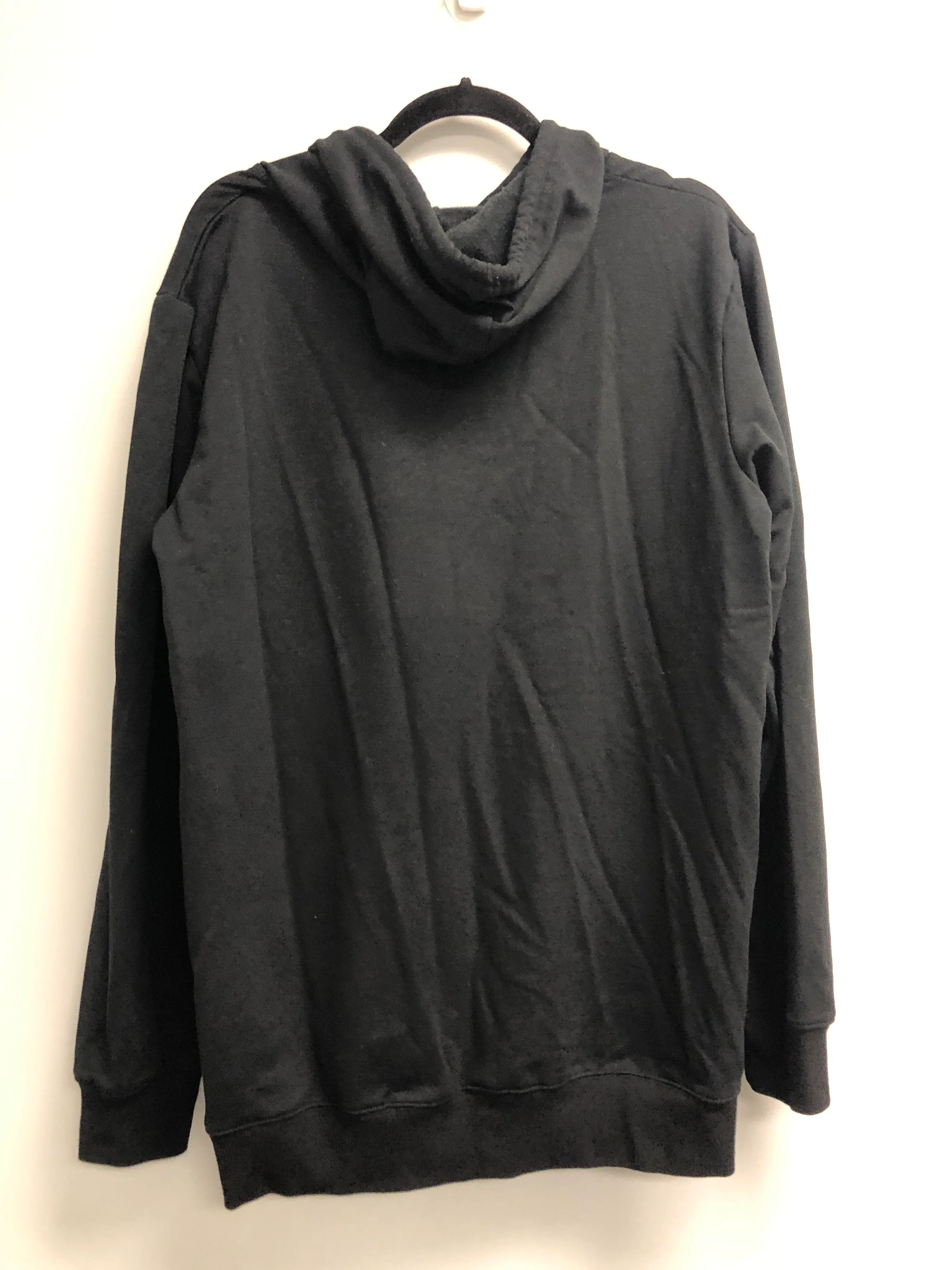 Outlet 7039 - Latched Mama Classic Zipper Nursing Hoodie - Black - Extra Large - Image 2
