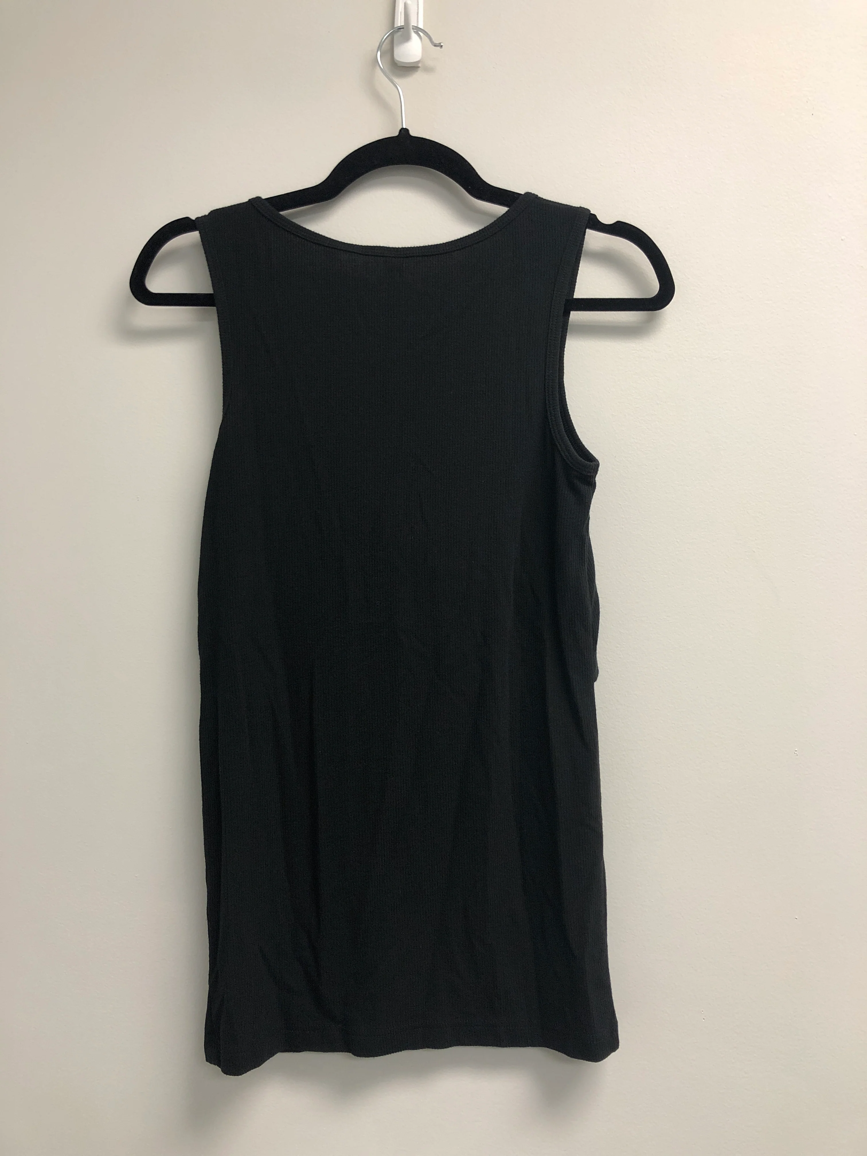 Outlet 7044 - Latched Mama Ribbed Nursing Tank - Black - Extra Small - Image 2