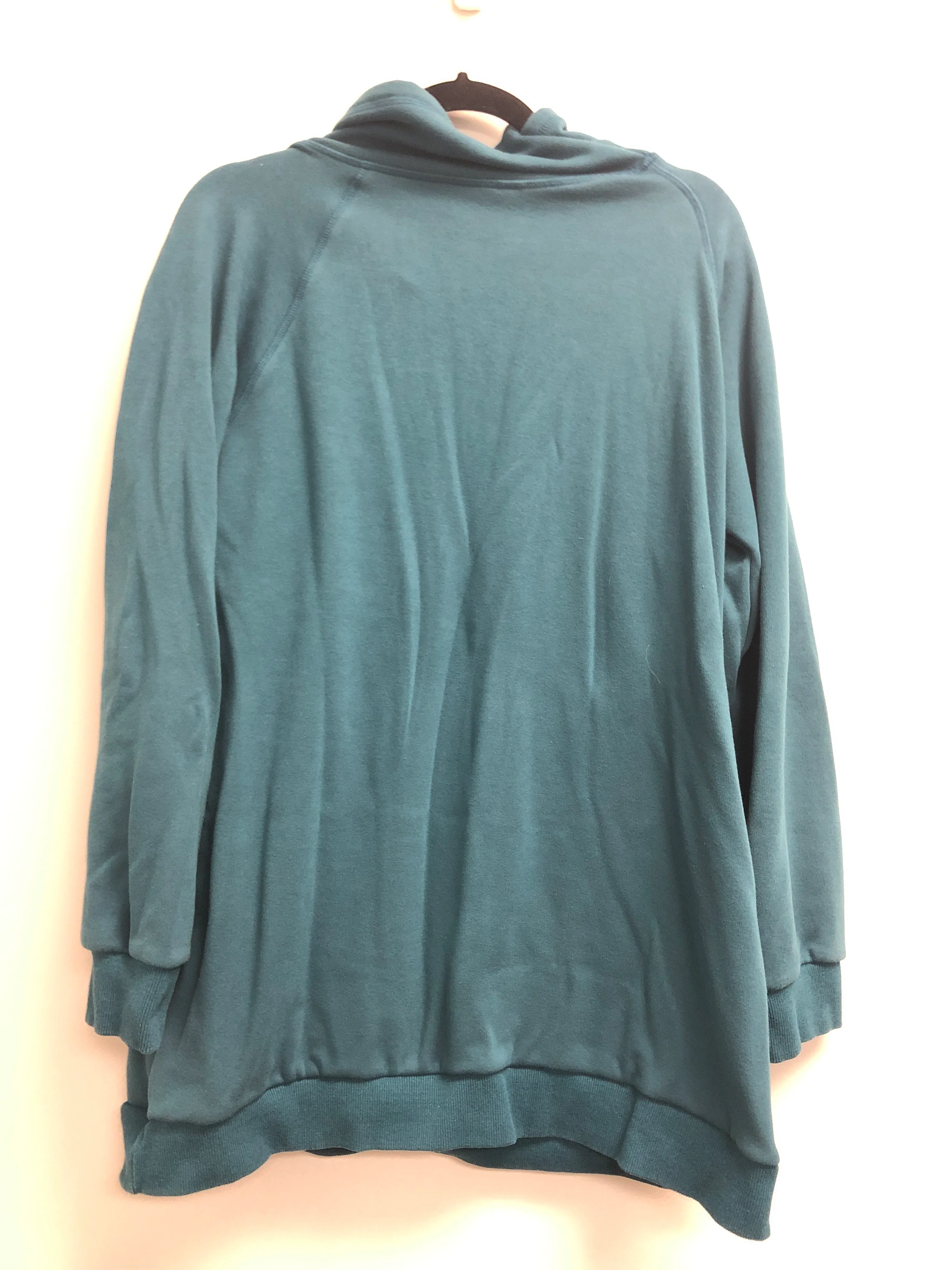 Outlet 7082 - Latched Mama Harbor Snap Nursing Pullover - Peacock - 1X - Image 2