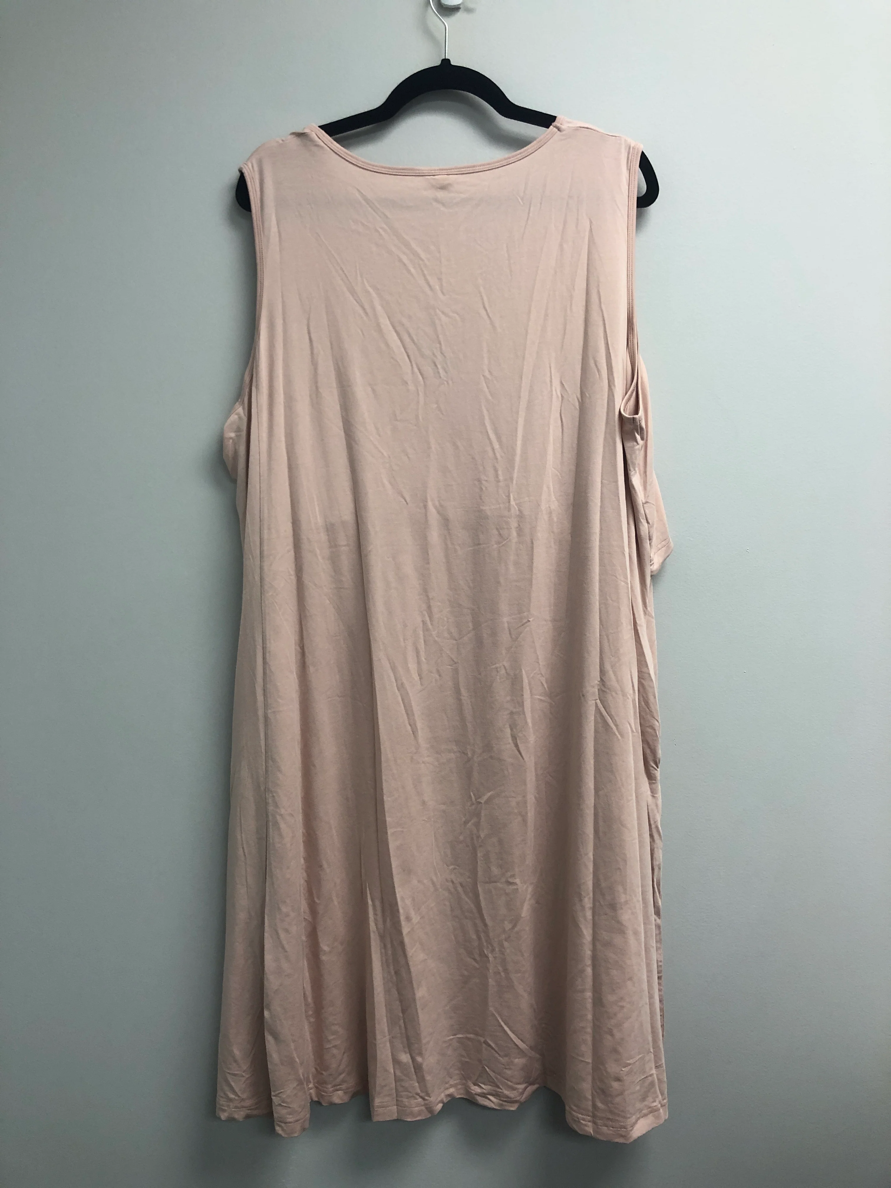 Outlet 7085 - Latched Mama Drawstring Tank Dress 2.0 - Blush - 2X - Image 2