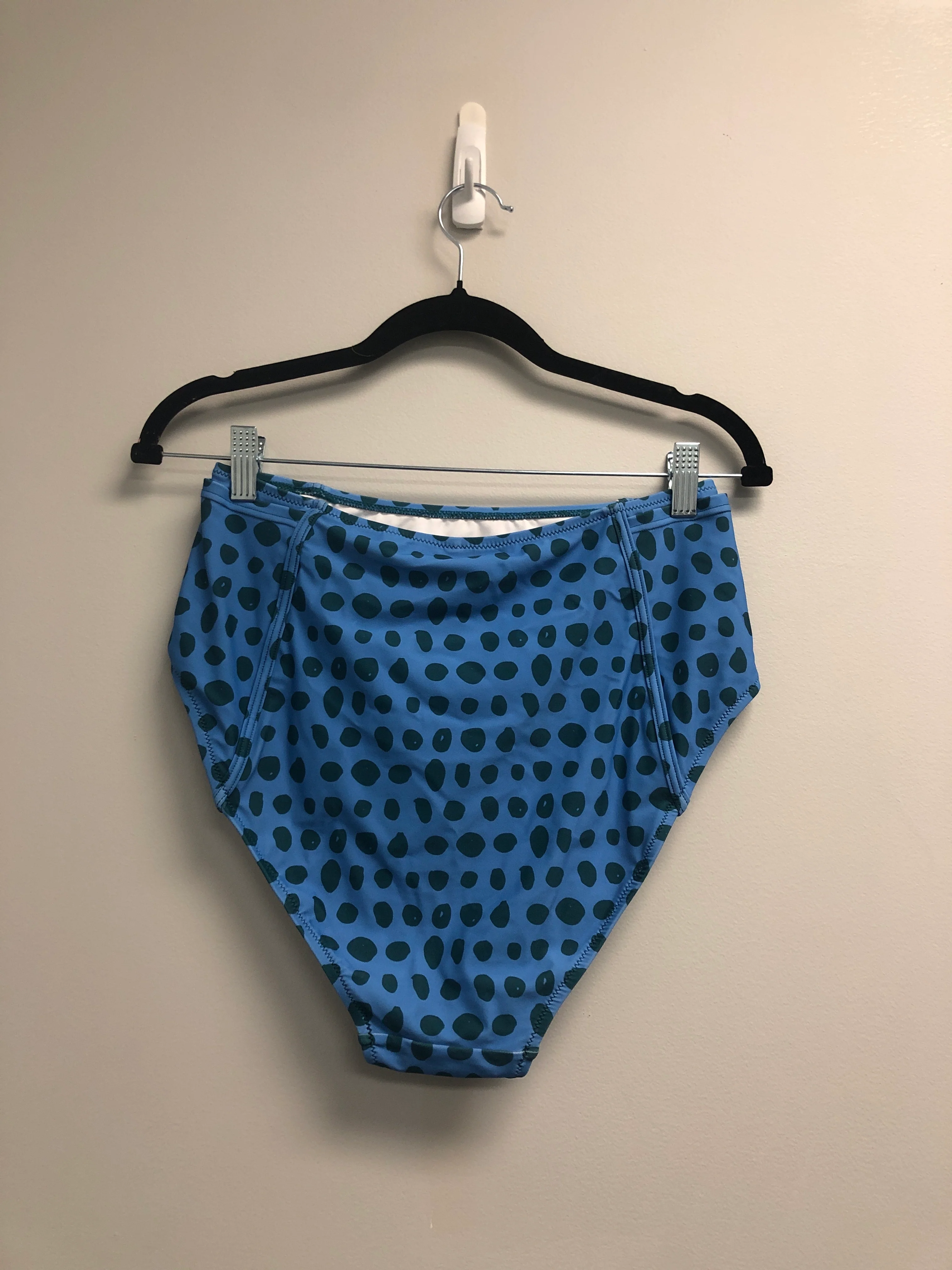 Outlet 7115 - Latched Mama High Waisted Swim Bottoms with Pockets - Final Sale - Teal Surf - Small - Image 2