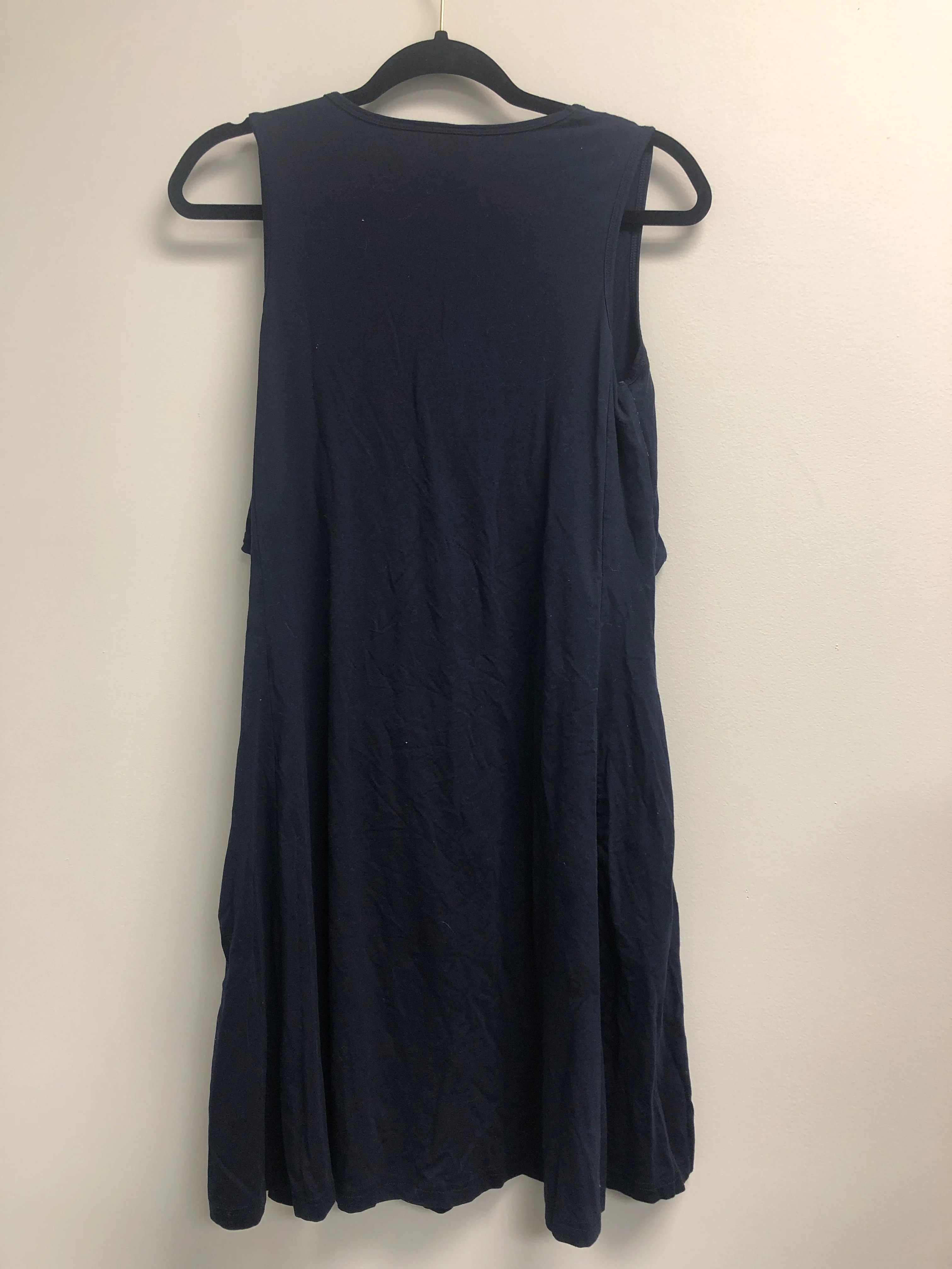 Outlet 7125 - Latched Mama Drawstring Tank Dress 2.0 - Navy - Small - Image 2