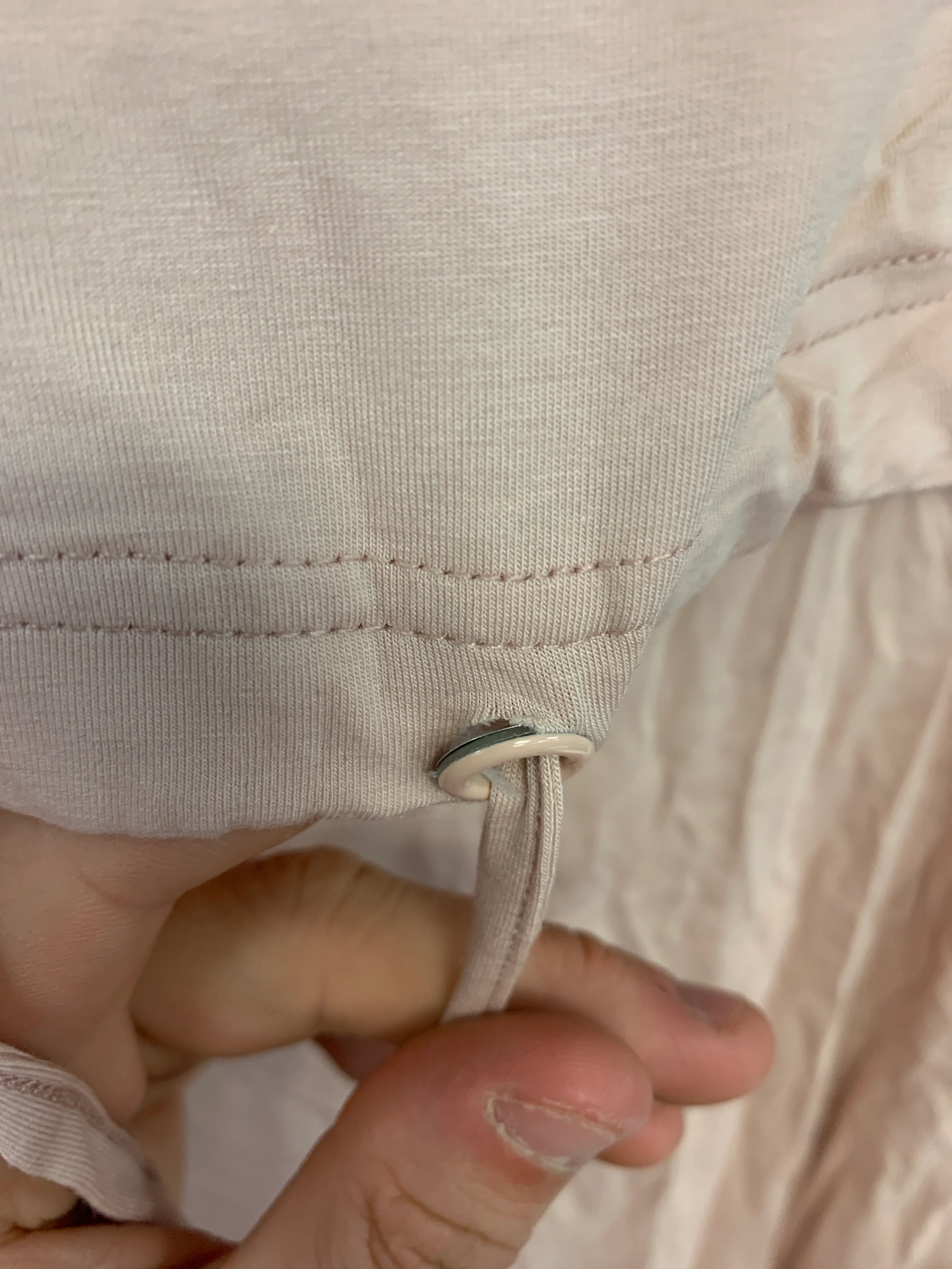 Outlet 7196 - Latched Mama Drawstring Tank Dress 2.0 - Blush - 1X - Image 2