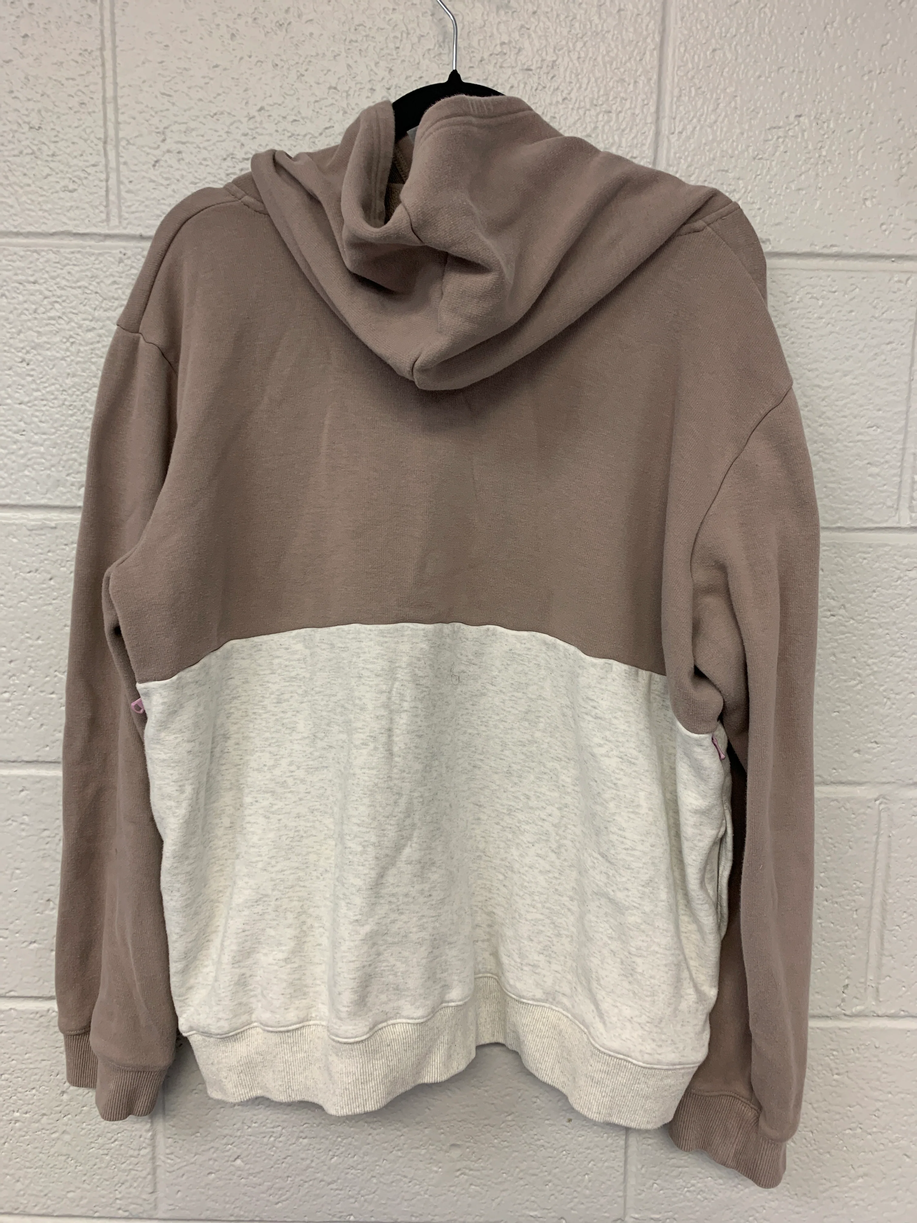 Outlet 7222 - Latched Mama Trailblazer Nursing Hoodie - Taupe/Oatmeal - 2X - Image 3