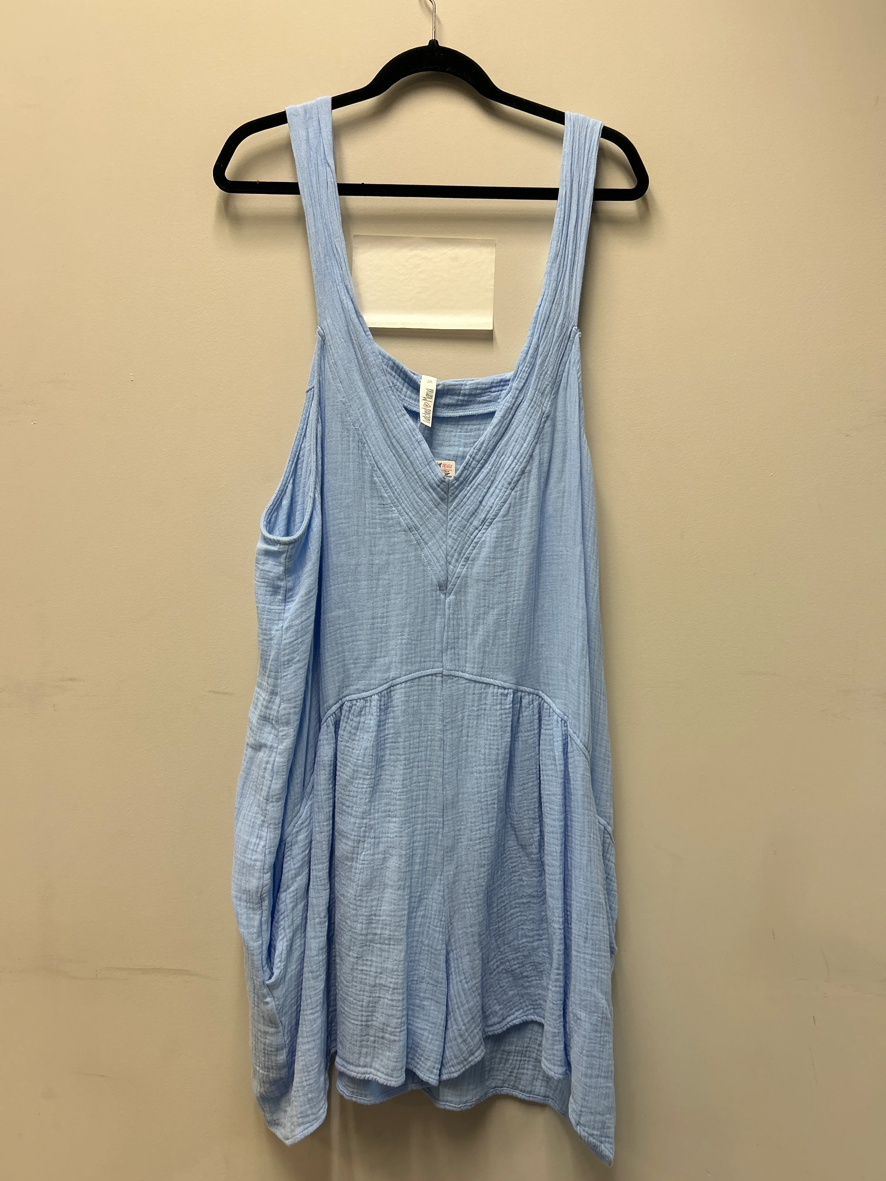 Outlet 7293 - Latched Mama Coastline Nursing Overalls - Final Sale - SKYBLUE - 2X