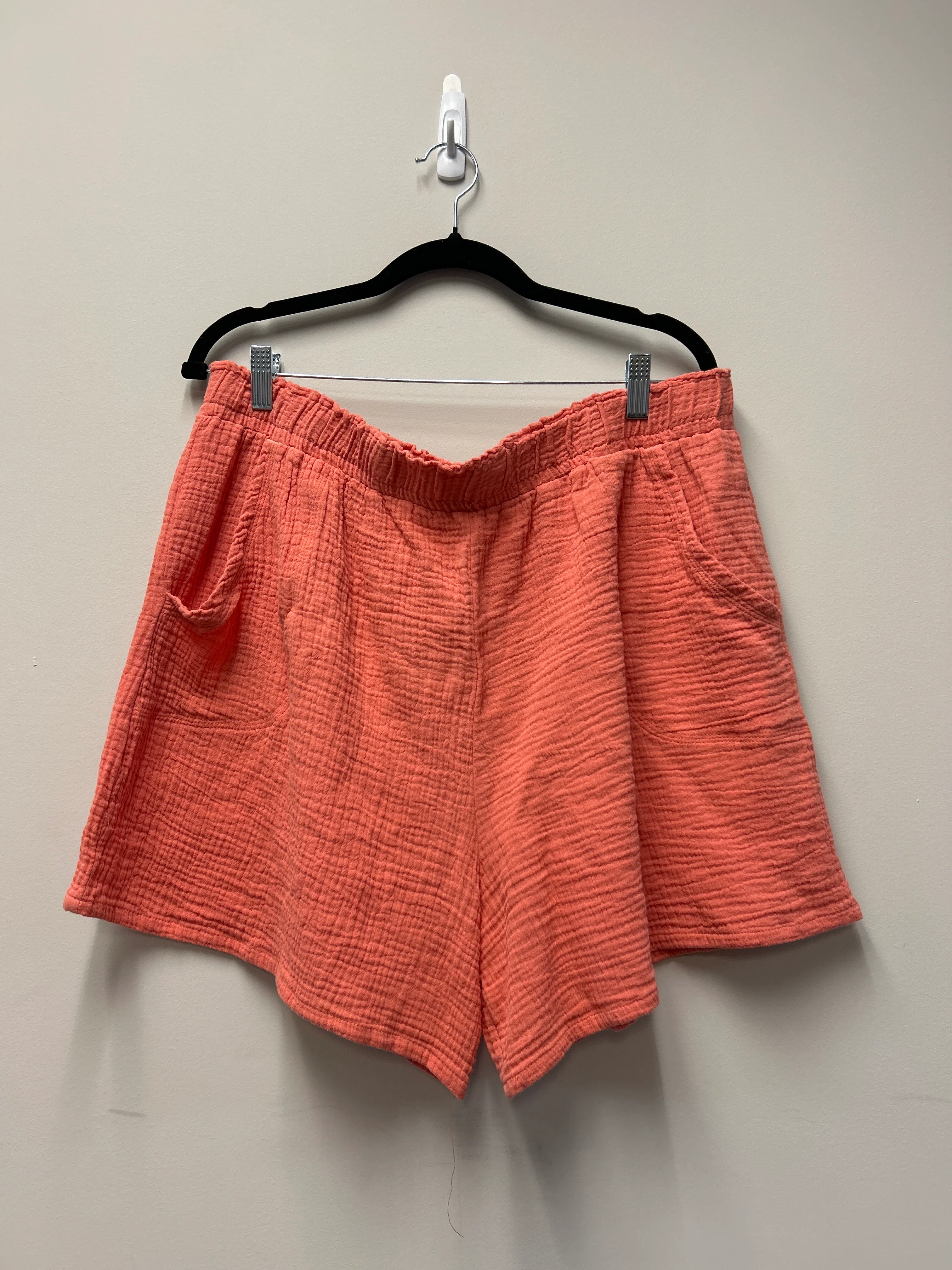 Outlet 7298 - Latched Mama Coastline Cotton Shorts - SUNRISE - 1X